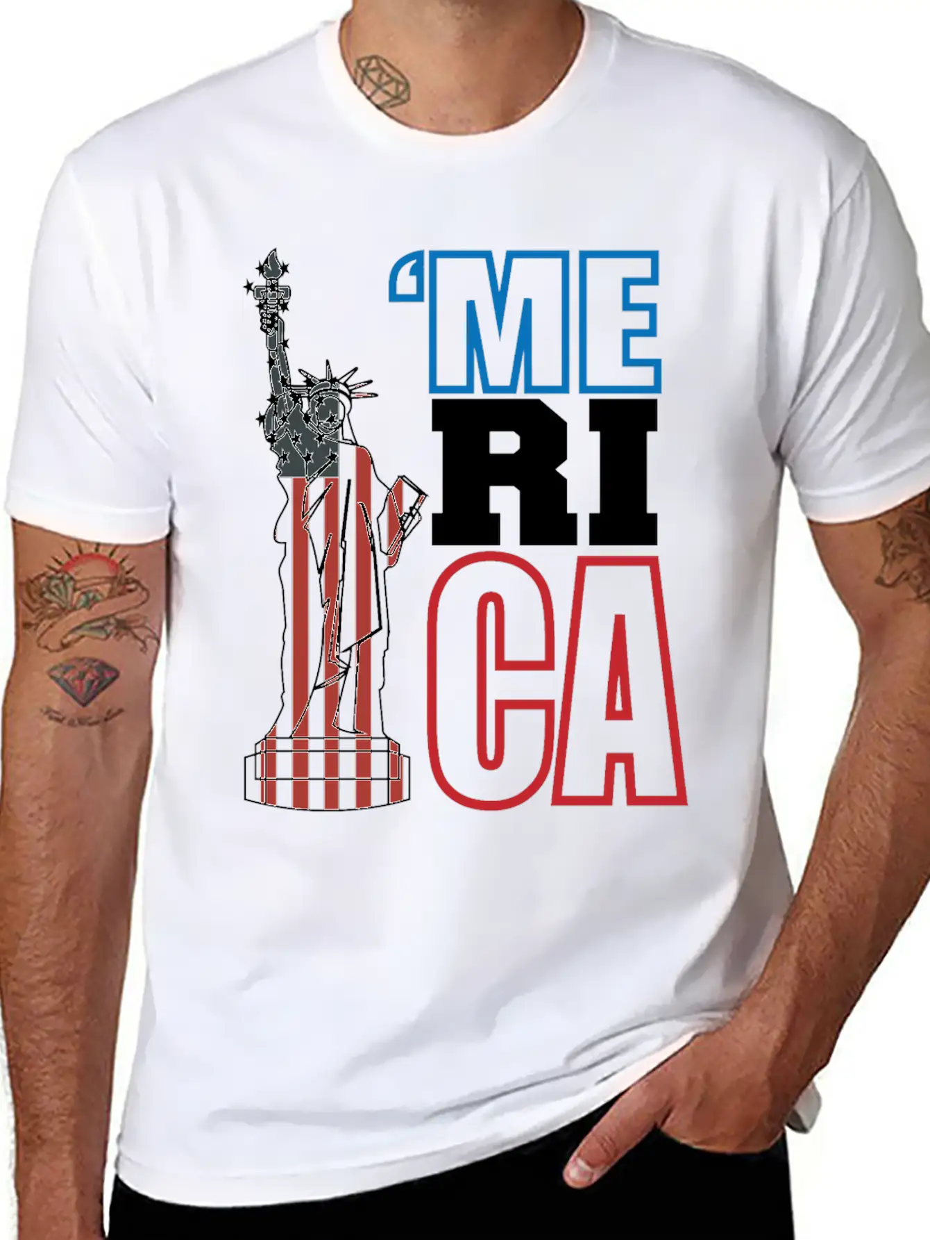 'Merica Victory Diversity Rights Justice Equality Breathable Soft Cotton T-Shirt – Timeless Casual Look