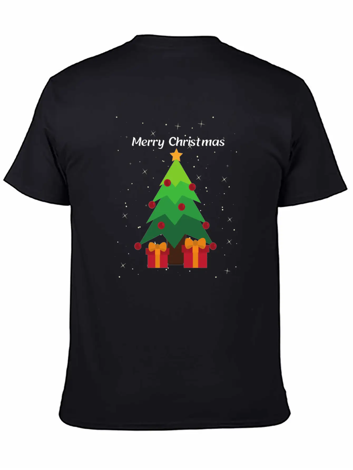 MERRY CHRISTMAS DESIGN Breathable Soft Cotton T-Shirt – Timeless Casual Look