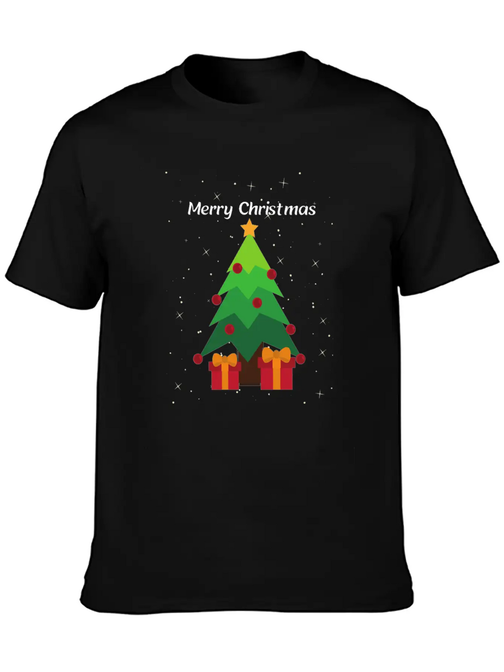 MERRY CHRISTMAS DESIGN Breathable Soft Cotton T-Shirt – Timeless Casual Look
