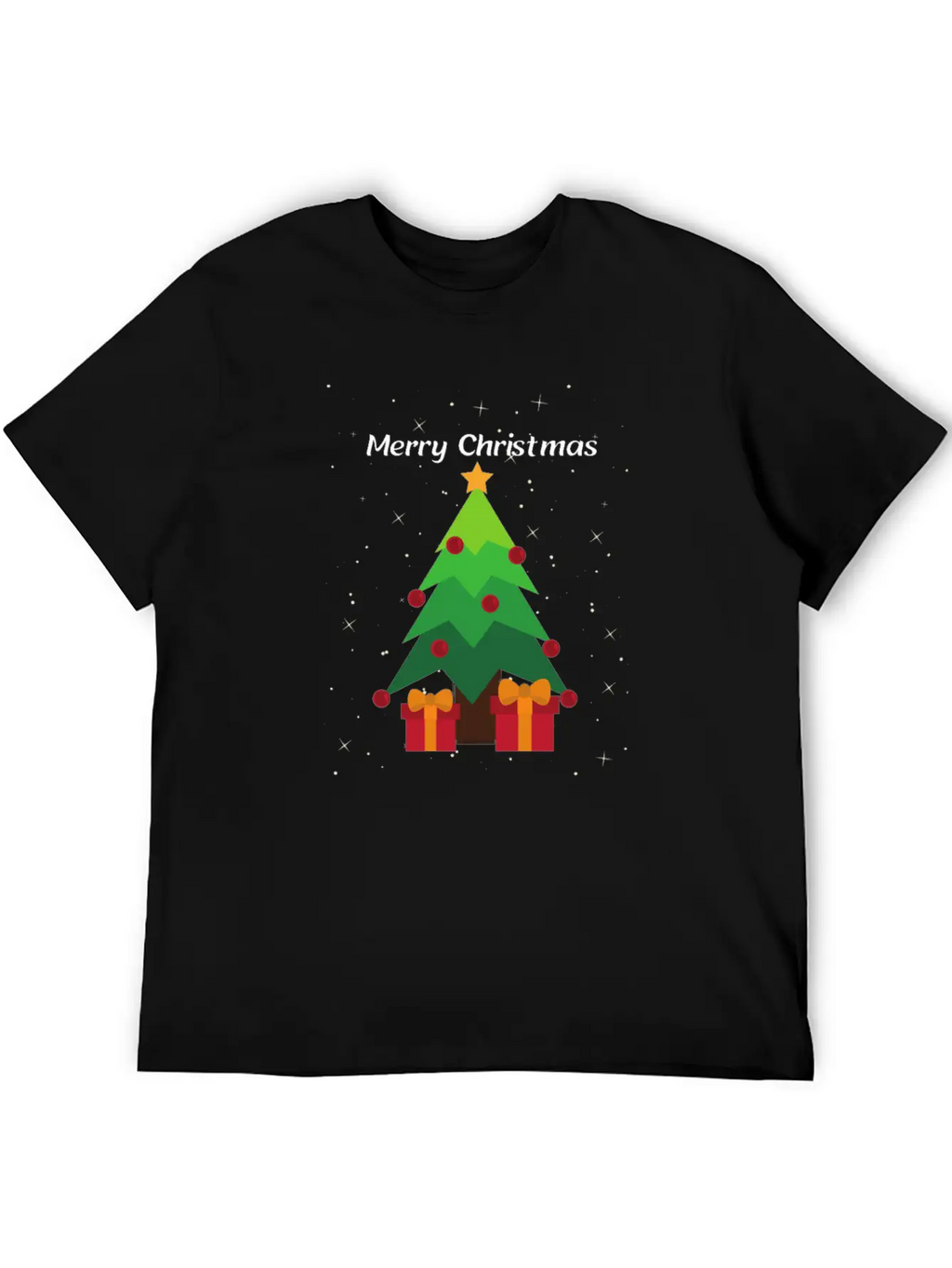 MERRY CHRISTMAS DESIGN Breathable Soft Cotton T-Shirt – Timeless Casual Look