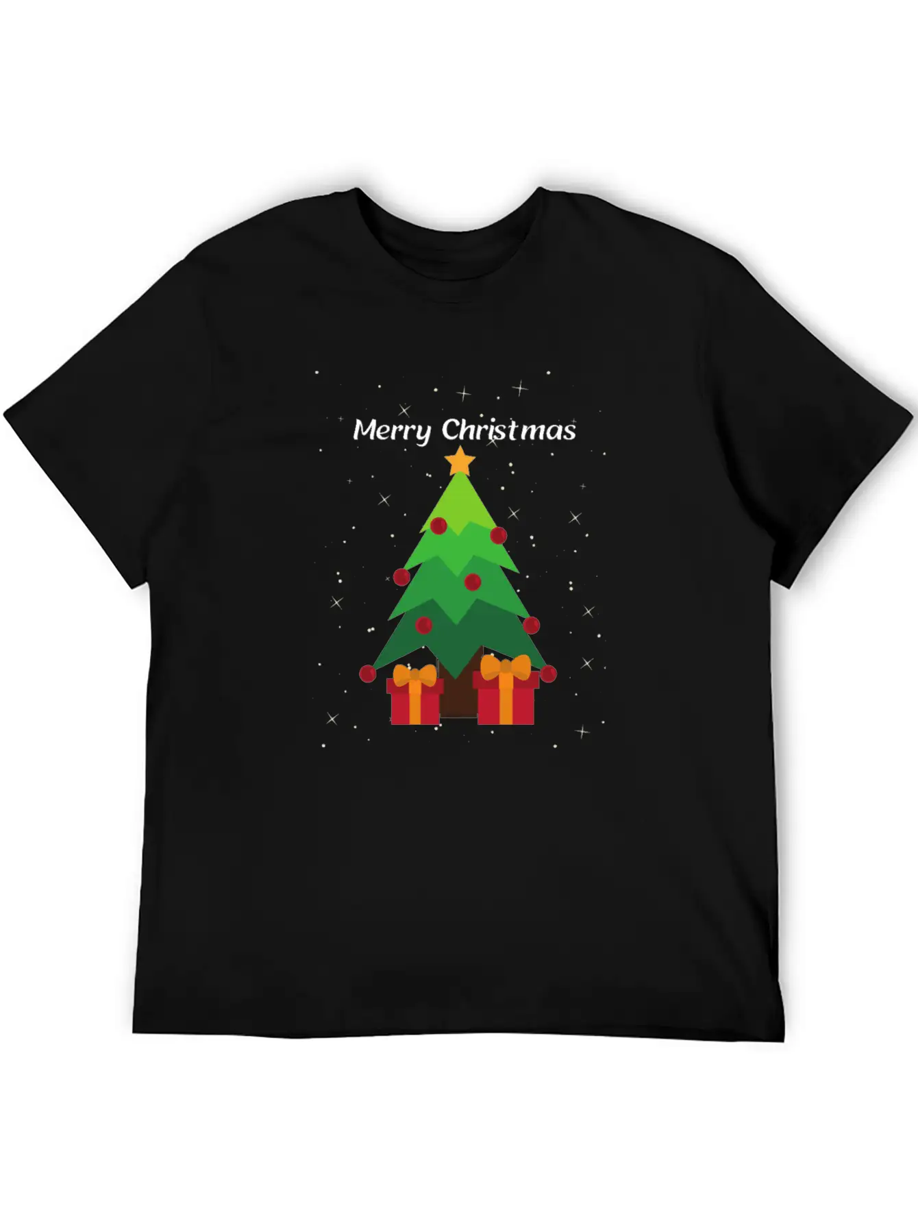 MERRY CHRISTMAS DESIGN Breathable Soft Cotton T-Shirt – Timeless Casual Look