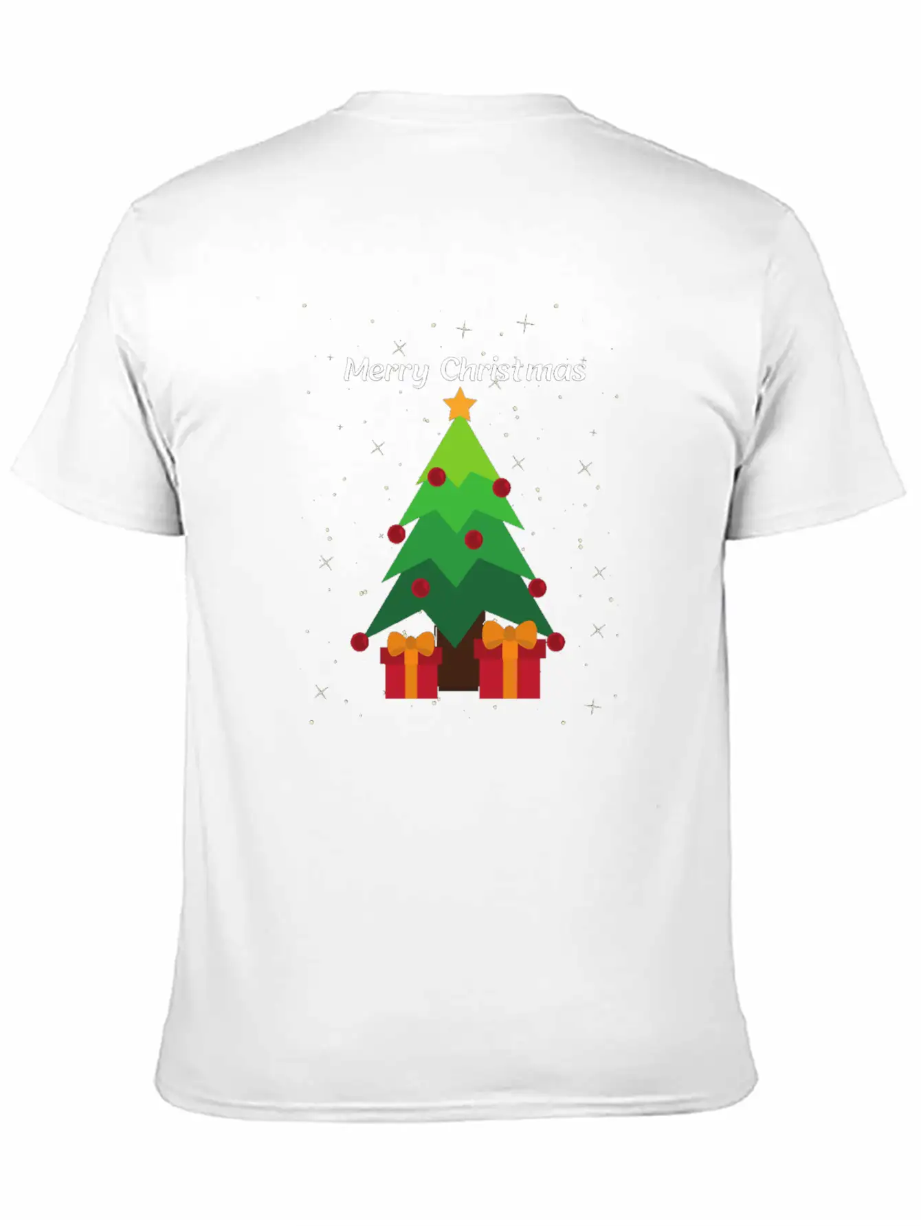 MERRY CHRISTMAS DESIGN Breathable Soft Cotton T-Shirt – Timeless Casual Look
