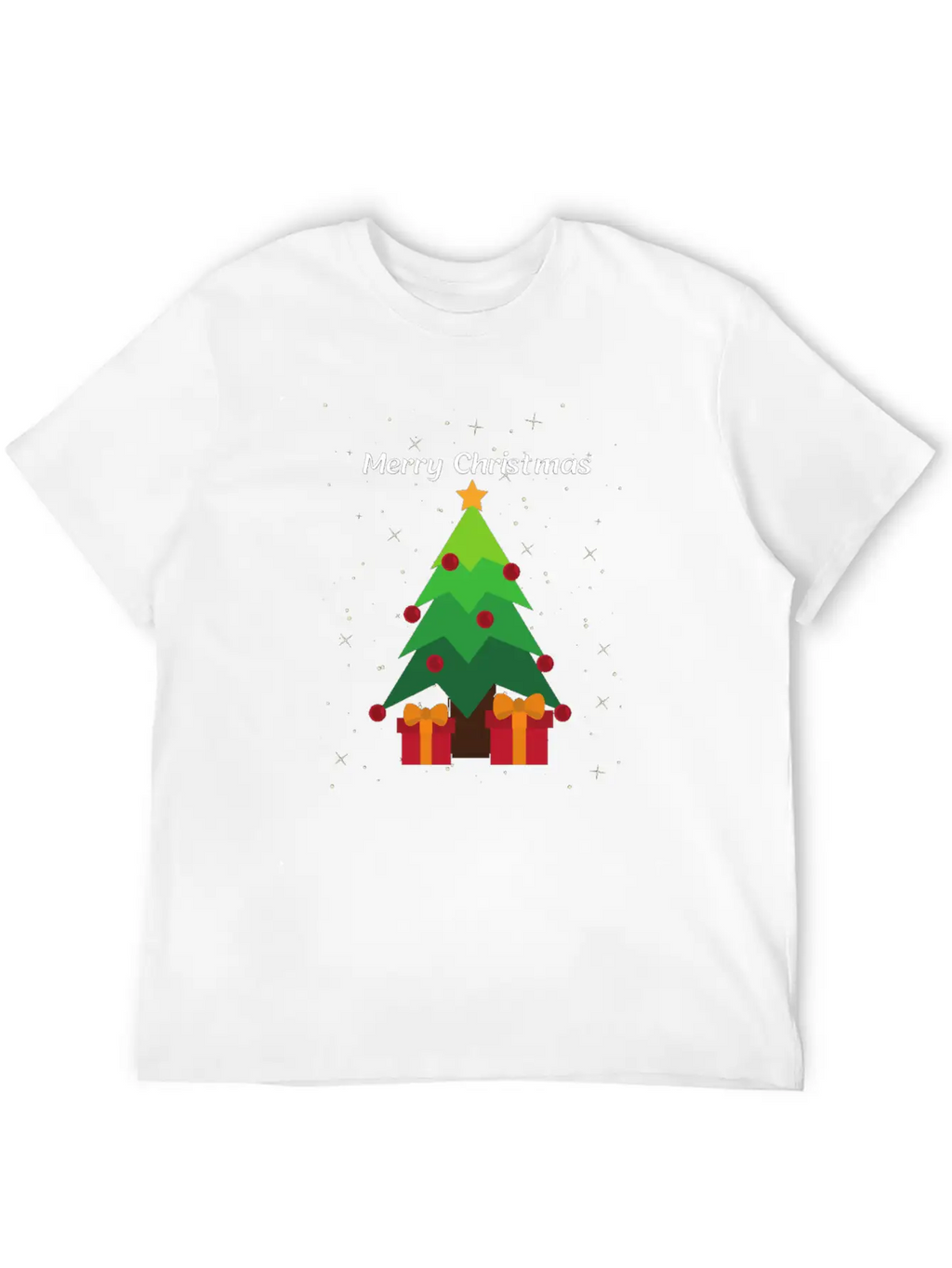 MERRY CHRISTMAS DESIGN Breathable Soft Cotton T-Shirt – Timeless Casual Look