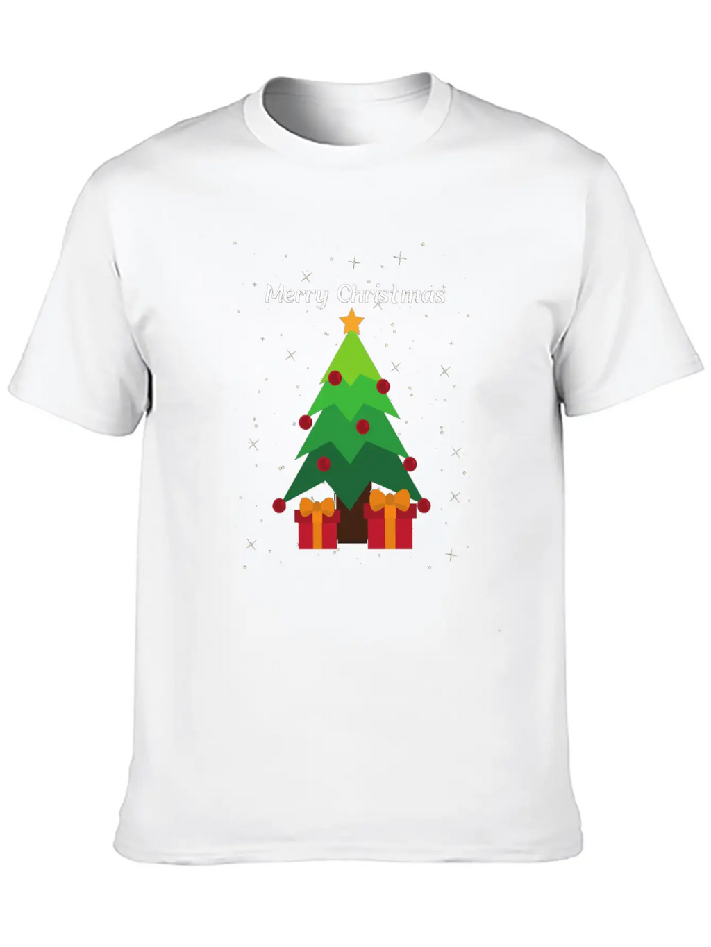 MERRY CHRISTMAS DESIGN Breathable Soft Cotton T-Shirt – Timeless Casual Look