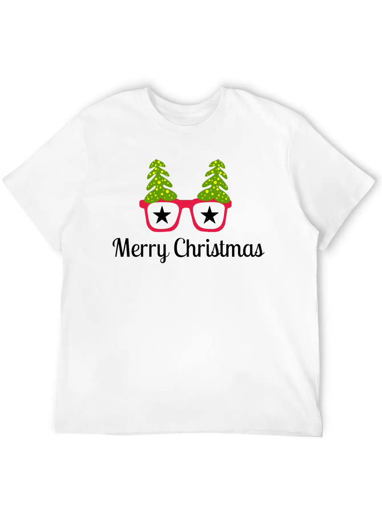 Merry Christmas Present Unisex Short Sleeve Soft Cotton T-Shirt – Casual Everyday Wear