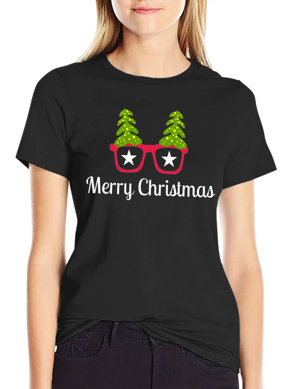 Merry Christmas Present Unisex Short Sleeve Soft Cotton T-Shirt – Casual Everyday Wear