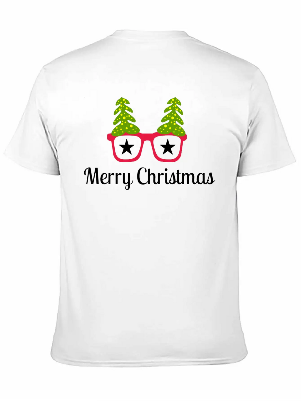 Merry Christmas Present Unisex Short Sleeve Soft Cotton T-Shirt – Casual Everyday Wear