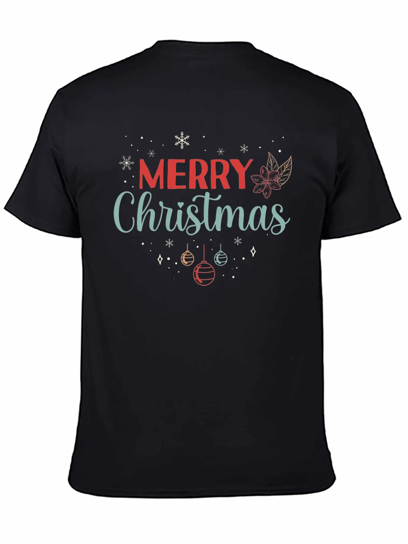 Merry Christmas Women Xmas Outfit Breathable Soft Cotton T-Shirt – Timeless Casual Look