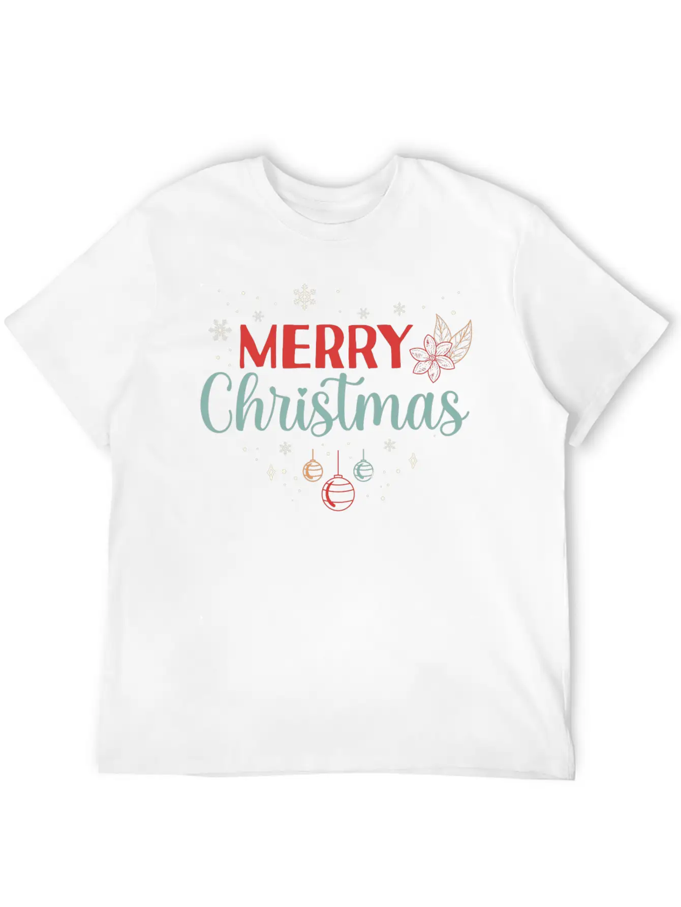 Merry Christmas Women Xmas Outfit Breathable Soft Cotton T-Shirt – Timeless Casual Look