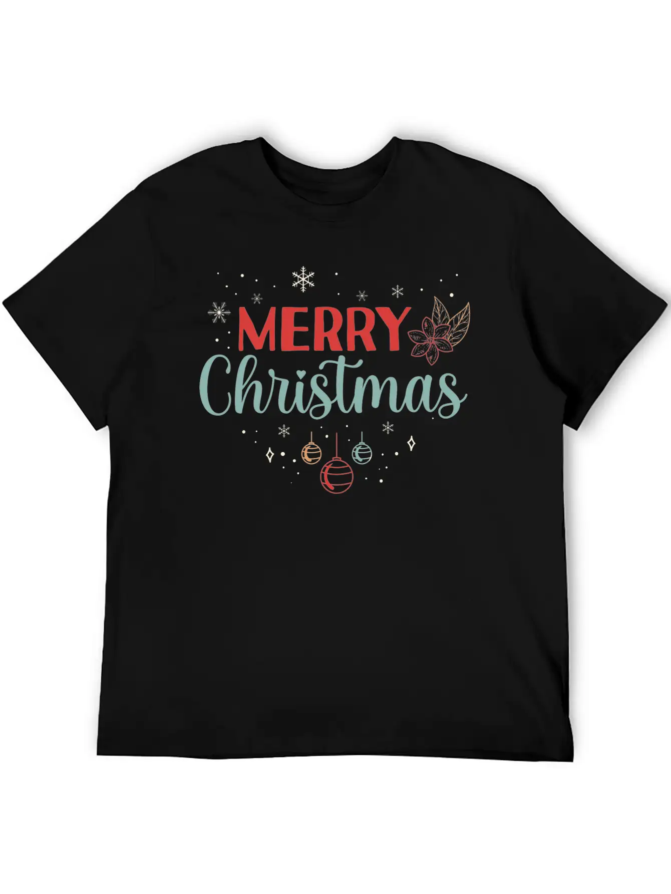 Merry Christmas Women Xmas Outfit Breathable Soft Cotton T-Shirt – Timeless Casual Look