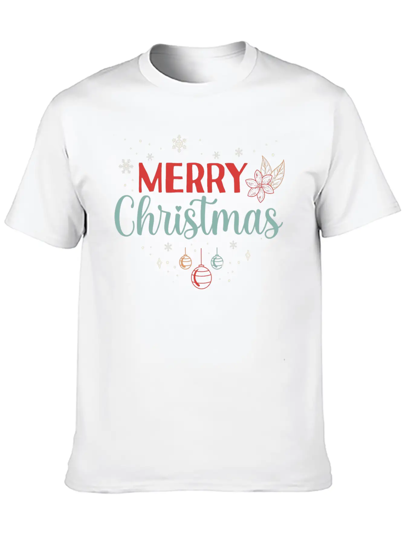 Merry Christmas Women Xmas Outfit Breathable Soft Cotton T-Shirt – Timeless Casual Look