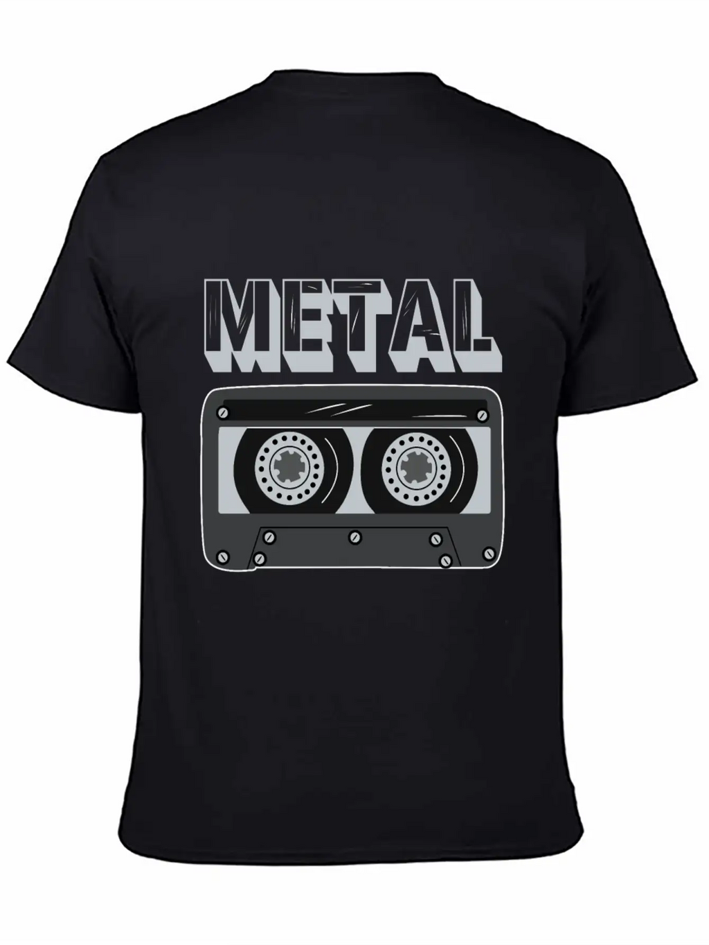 Metal Cassette Unisex Casual T-Shirt – Clean Design For Daily Comfort