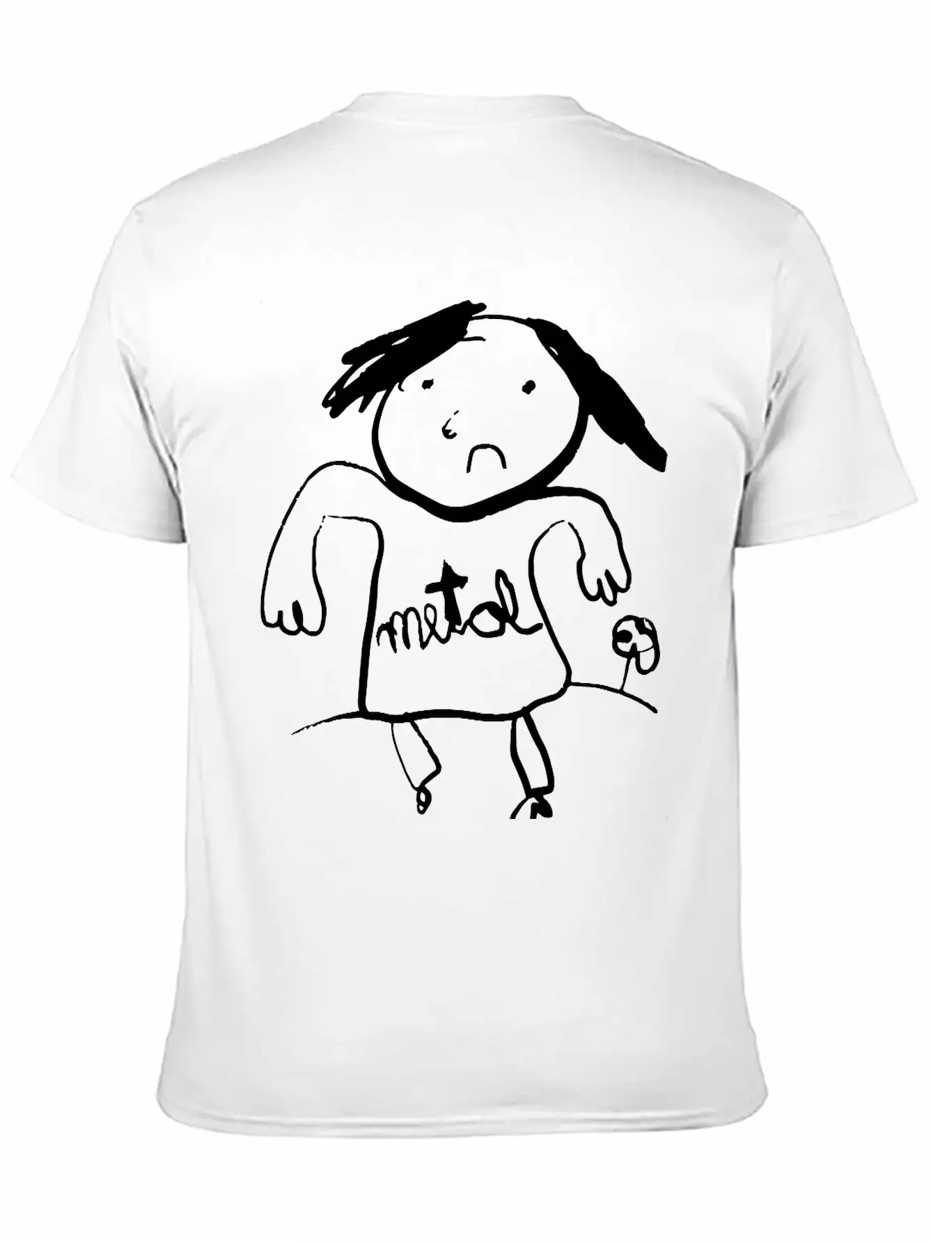 Metal Classic Fit Graphic Tee For Daily Comfort – Unisex Cotton Shirt