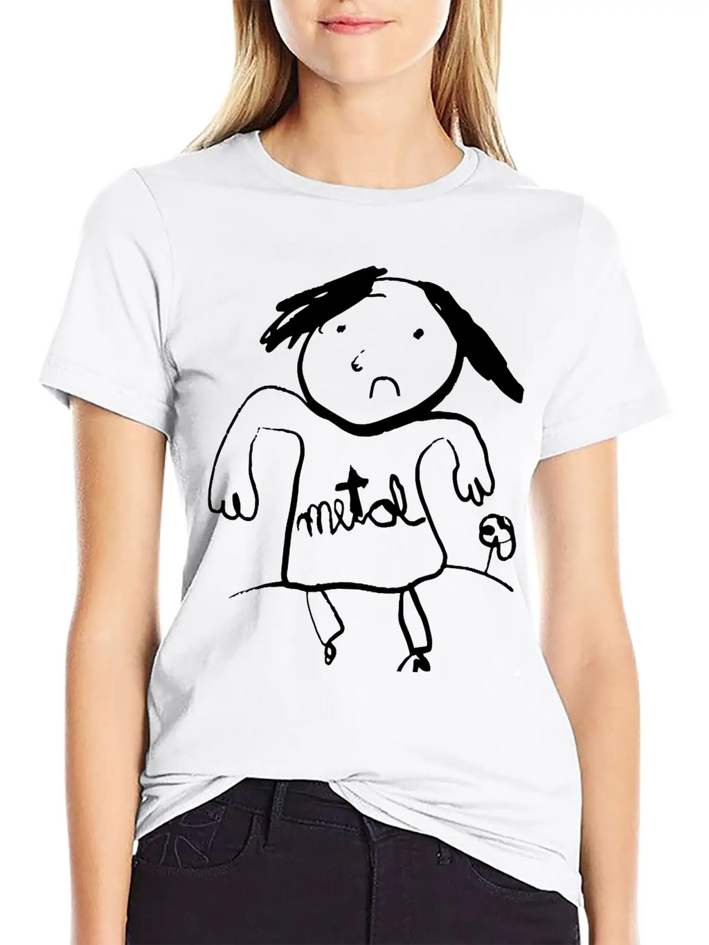 Metal Classic Fit Graphic Tee For Daily Comfort – Unisex Cotton Shirt