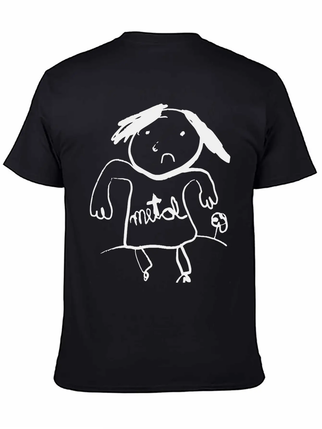 Metal Classic Fit Graphic Tee For Daily Comfort – Unisex Cotton Shirt