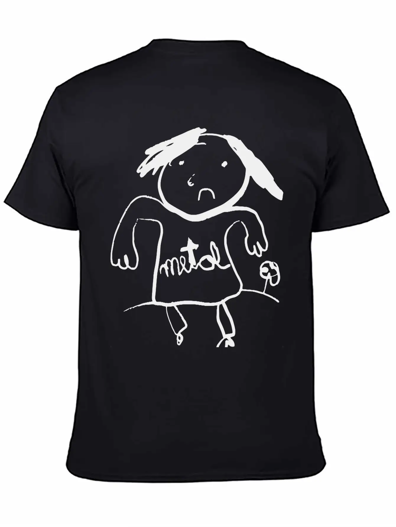 Metal Classic Fit Graphic Tee For Daily Comfort – Unisex Cotton Shirt
