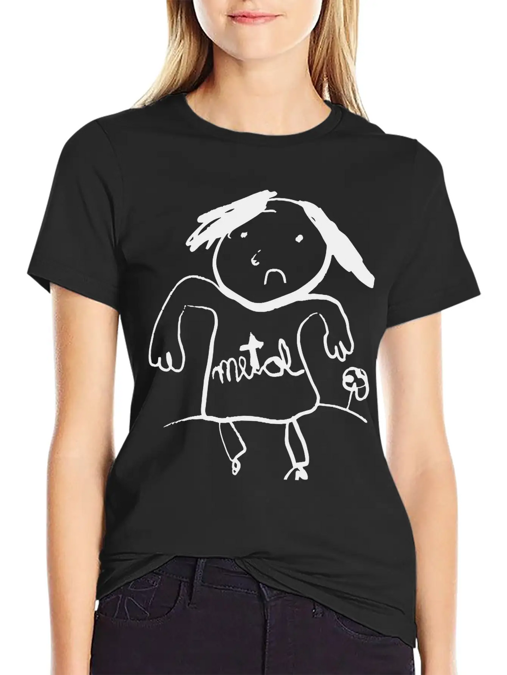 Metal Classic Fit Graphic Tee For Daily Comfort – Unisex Cotton Shirt