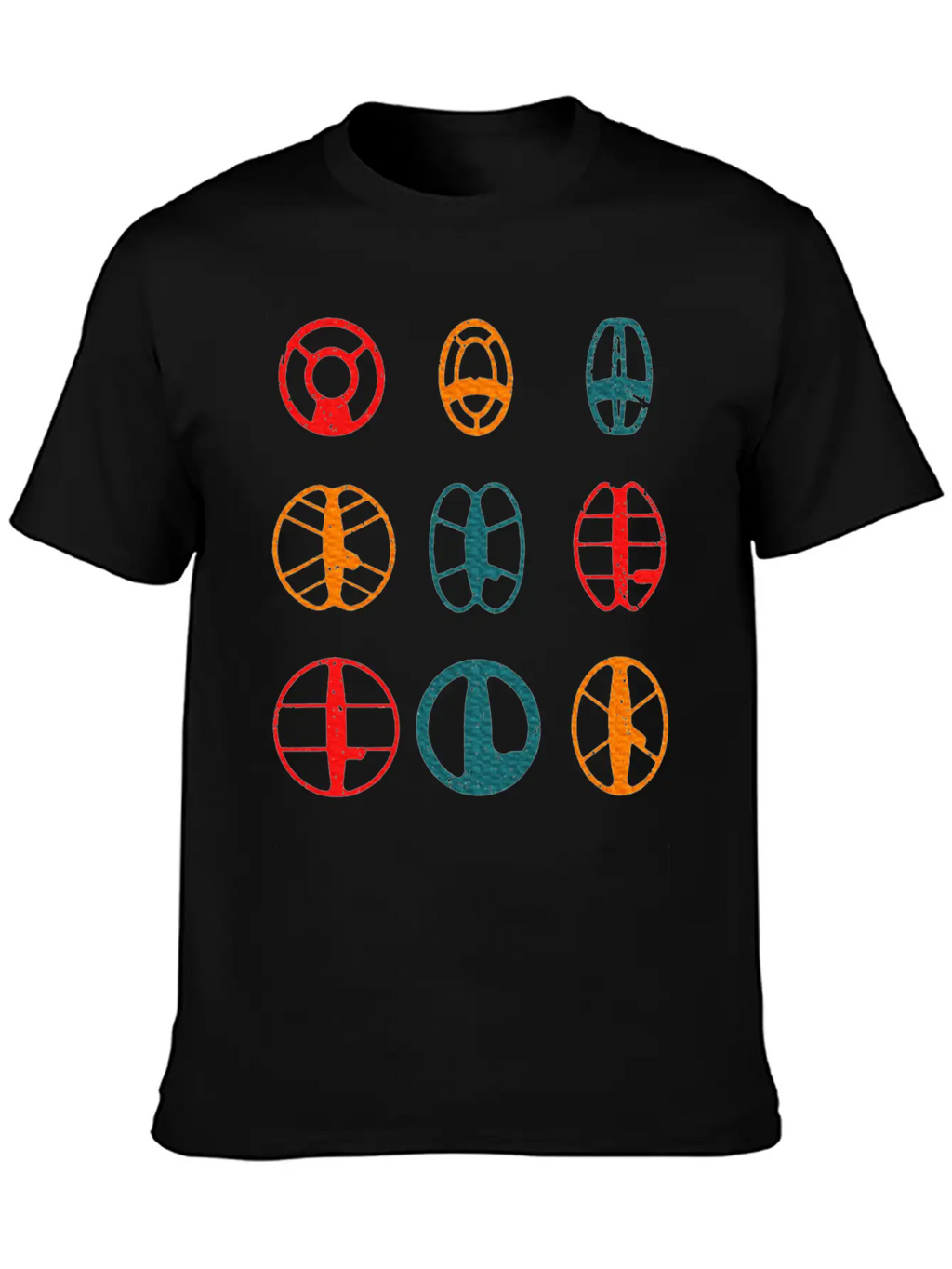 Metal Detecting Coils Cool Metal Detectorist Stylish Everyday T-Shirt – Unisex Basic Cotton Tee