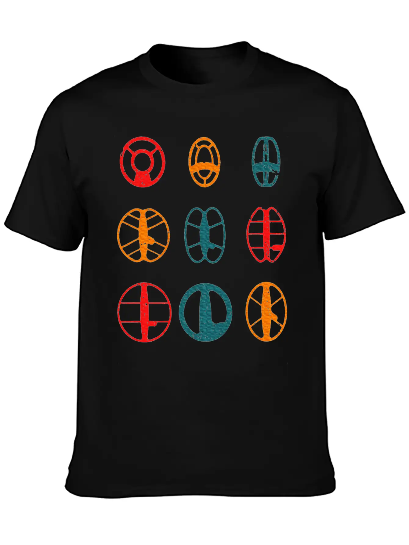 Metal Detecting Coils Cool Metal Detectorist Stylish Everyday T-Shirt – Unisex Basic Cotton Tee