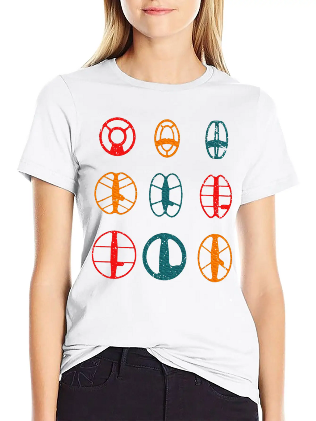 Metal Detecting Coils Cool Metal Detectorist Stylish Everyday T-Shirt – Unisex Basic Cotton Tee