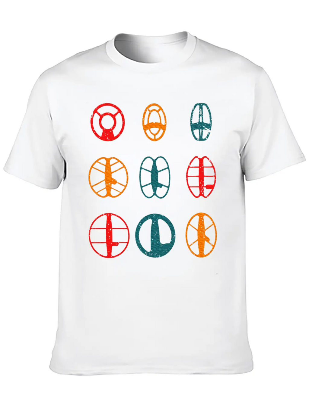 Metal Detecting Coils Cool Metal Detectorist Stylish Everyday T-Shirt – Unisex Basic Cotton Tee