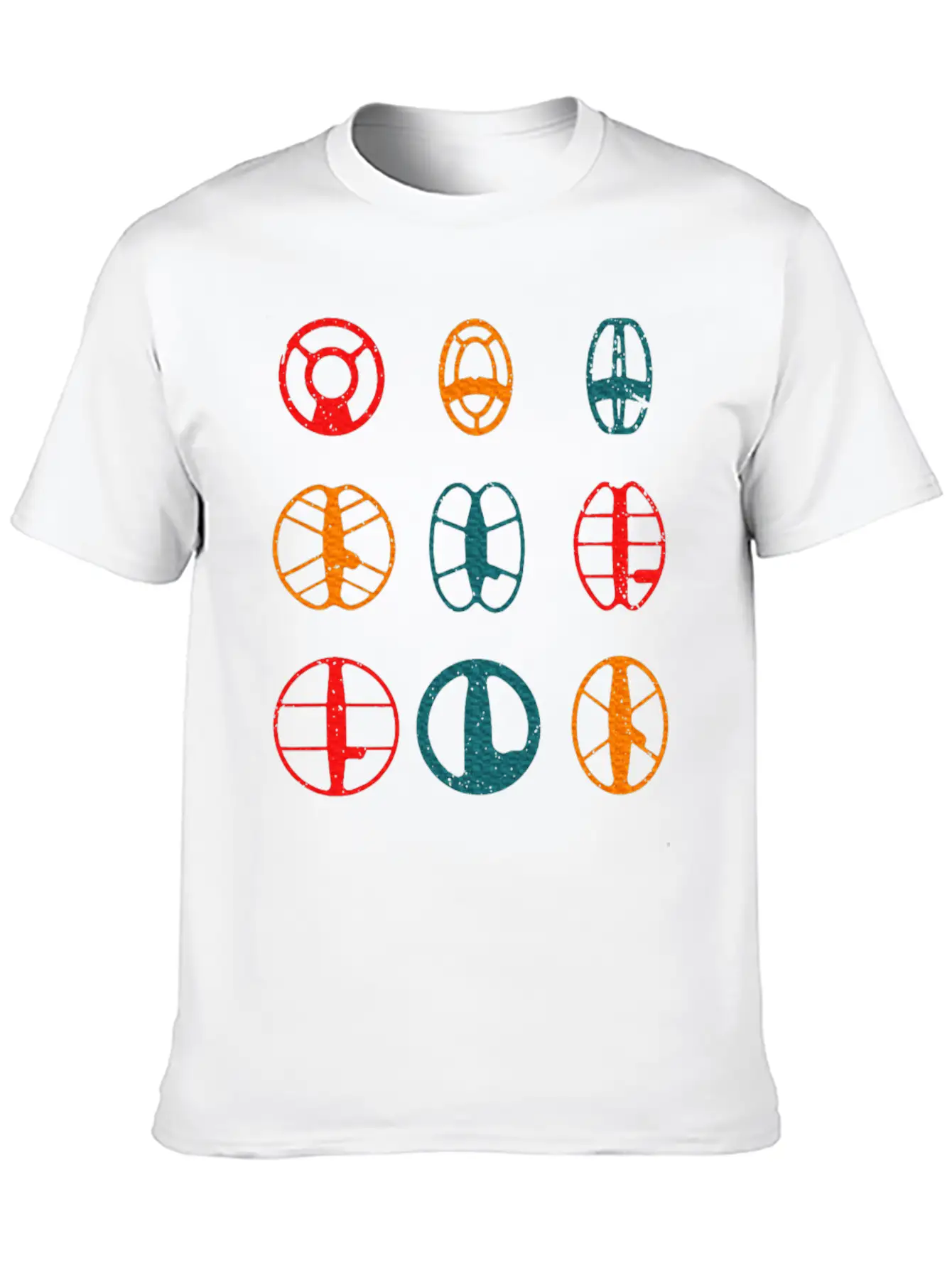 Metal Detecting Coils Cool Metal Detectorist Stylish Everyday T-Shirt – Unisex Basic Cotton Tee