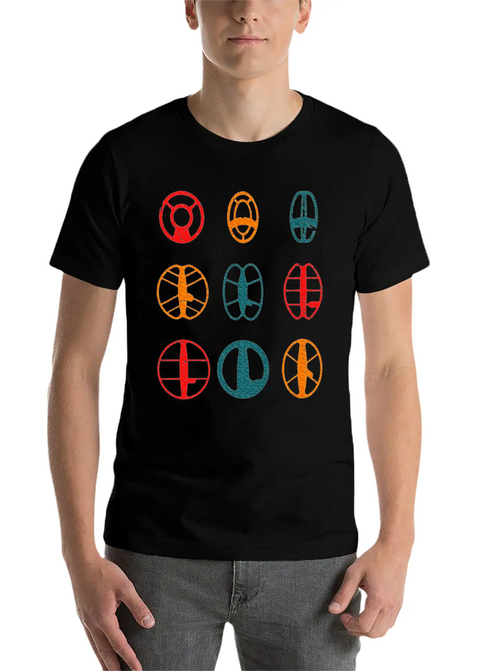 Metal Detecting Coils Cool Metal Detectorist Stylish Everyday T-Shirt – Unisex Basic Cotton Tee