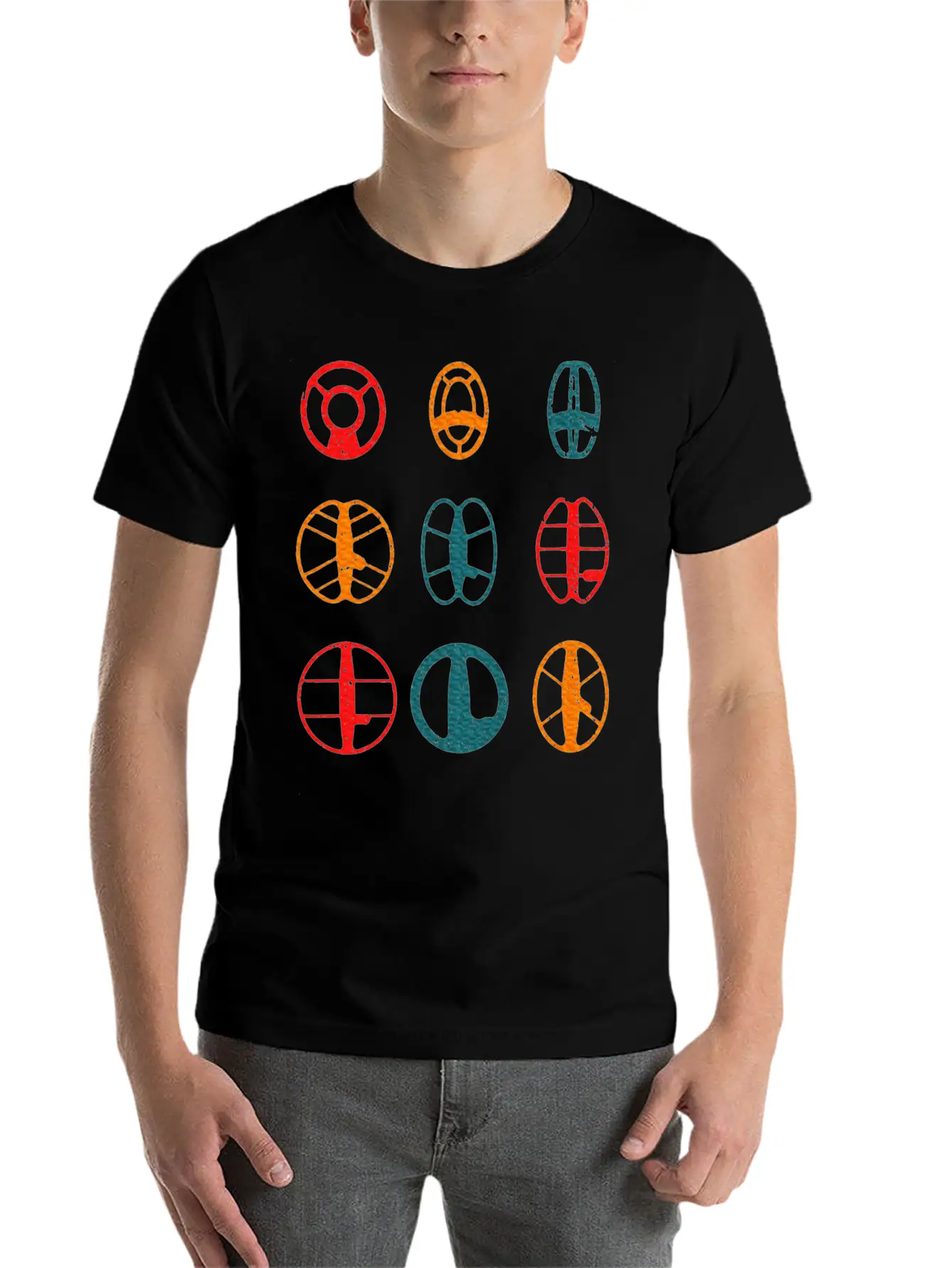 Metal Detecting Coils Cool Metal Detectorist Stylish Everyday T-Shirt – Unisex Basic Cotton Tee