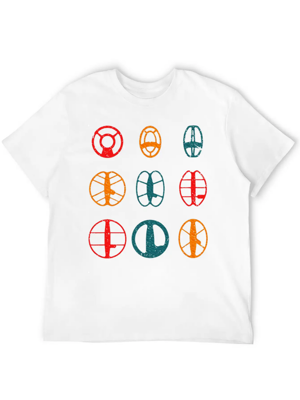 Metal Detecting Coils Cool Metal Detectorist Stylish Everyday T-Shirt – Unisex Basic Cotton Tee