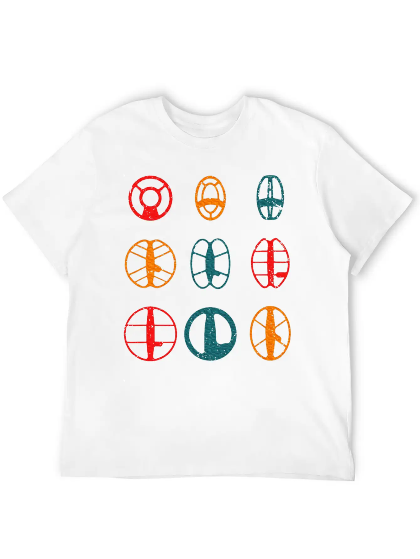 Metal Detecting Coils Cool Metal Detectorist Stylish Everyday T-Shirt – Unisex Basic Cotton Tee