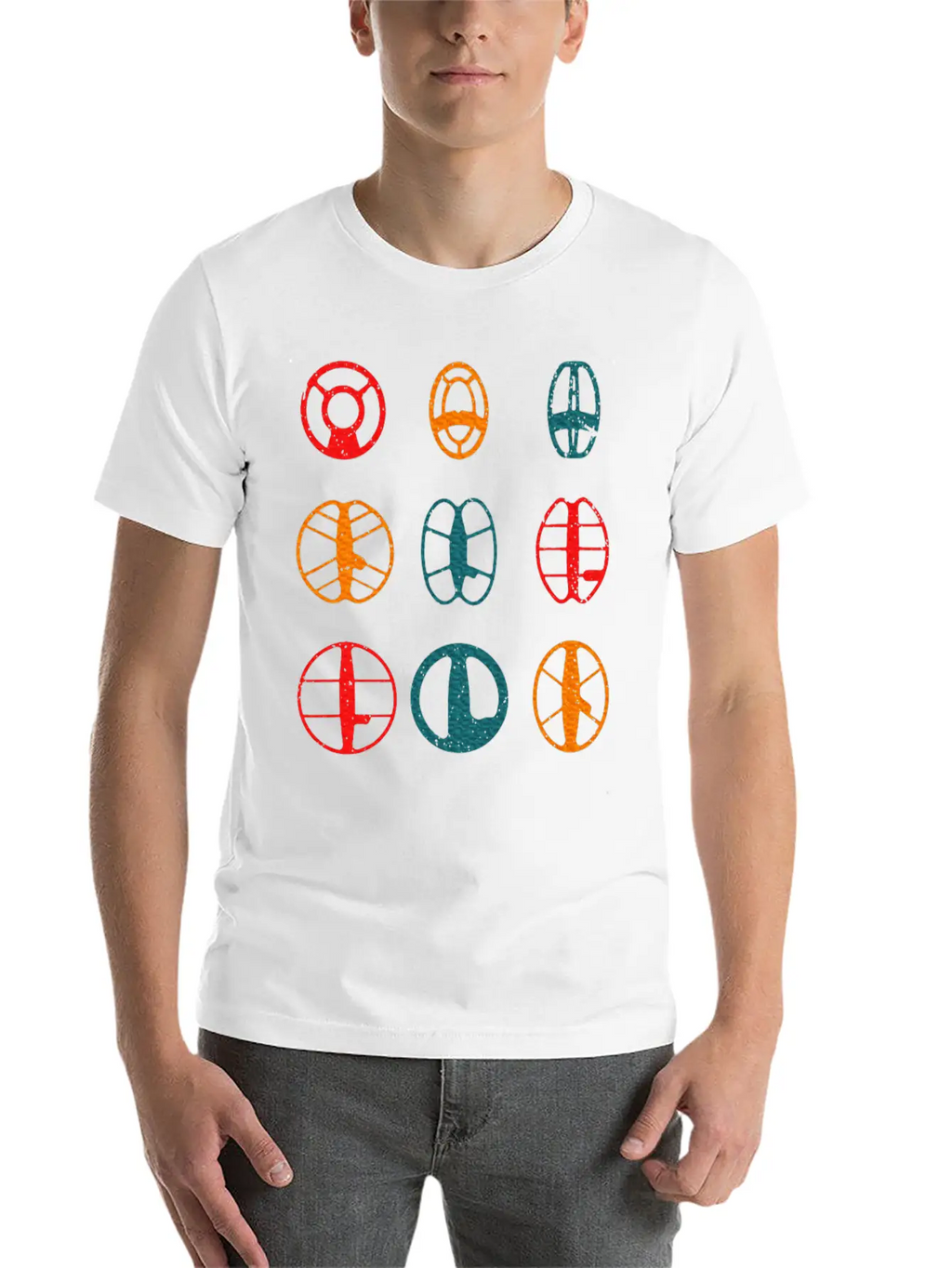 Metal Detecting Coils Cool Metal Detectorist Stylish Everyday T-Shirt – Unisex Basic Cotton Tee