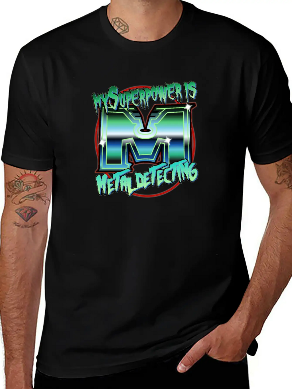 Metal Detecting - My Spuepower Is Metal Detecting Unisex Casual T-Shirt – Clean Design For Daily Comfort
