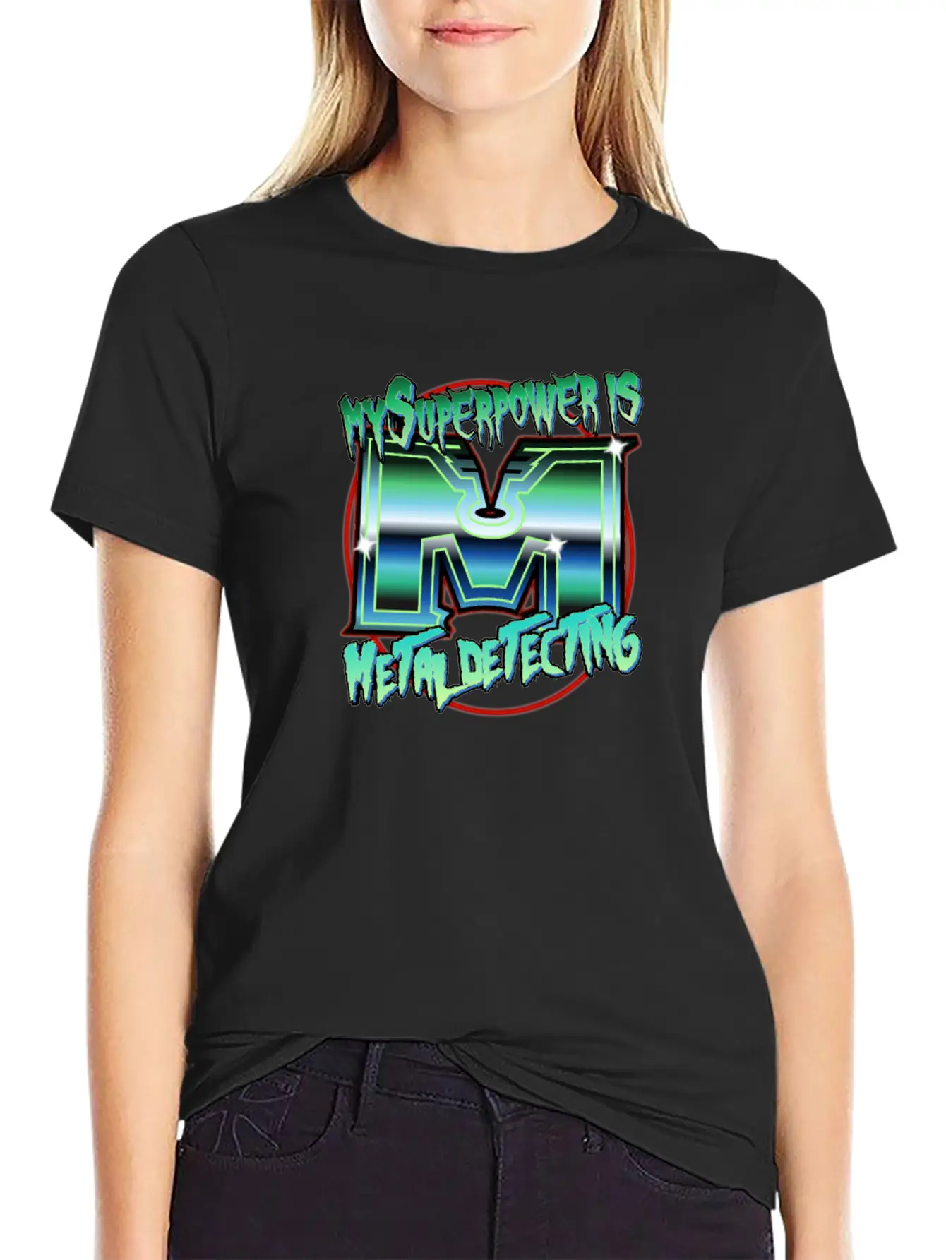 Metal Detecting - My Spuepower Is Metal Detecting Unisex Casual T-Shirt – Clean Design For Daily Comfort