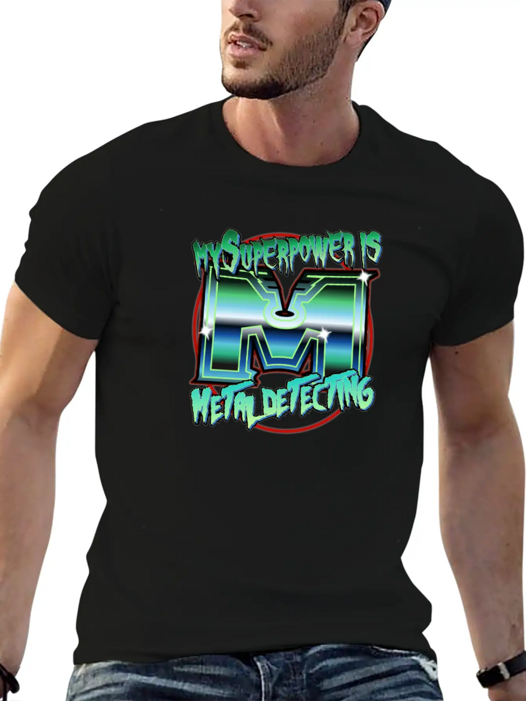 Metal Detecting - My Spuepower Is Metal Detecting Unisex Casual T-Shirt – Clean Design For Daily Comfort