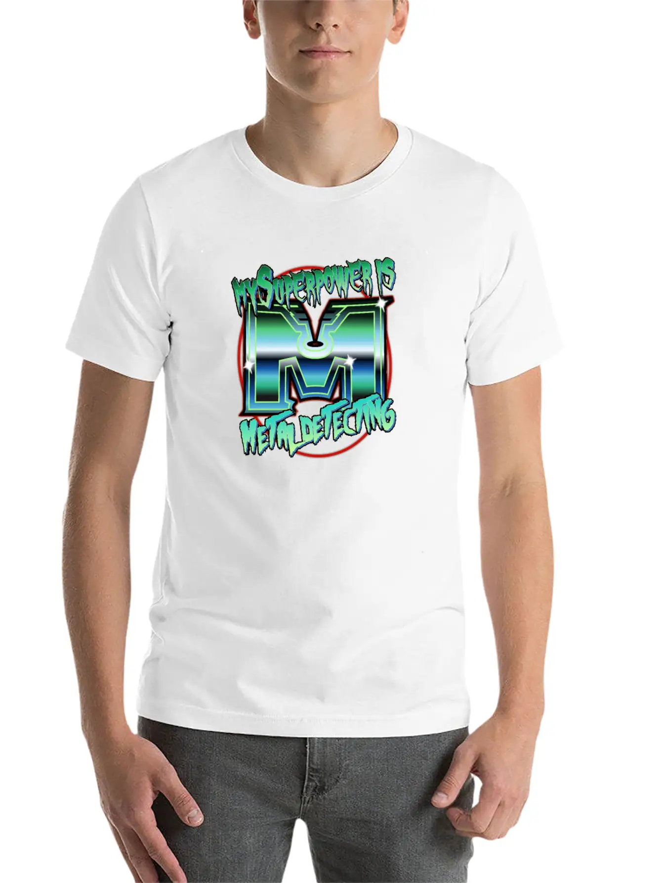 Metal Detecting - My Spuepower Is Metal Detecting Unisex Casual T-Shirt – Clean Design For Daily Comfort