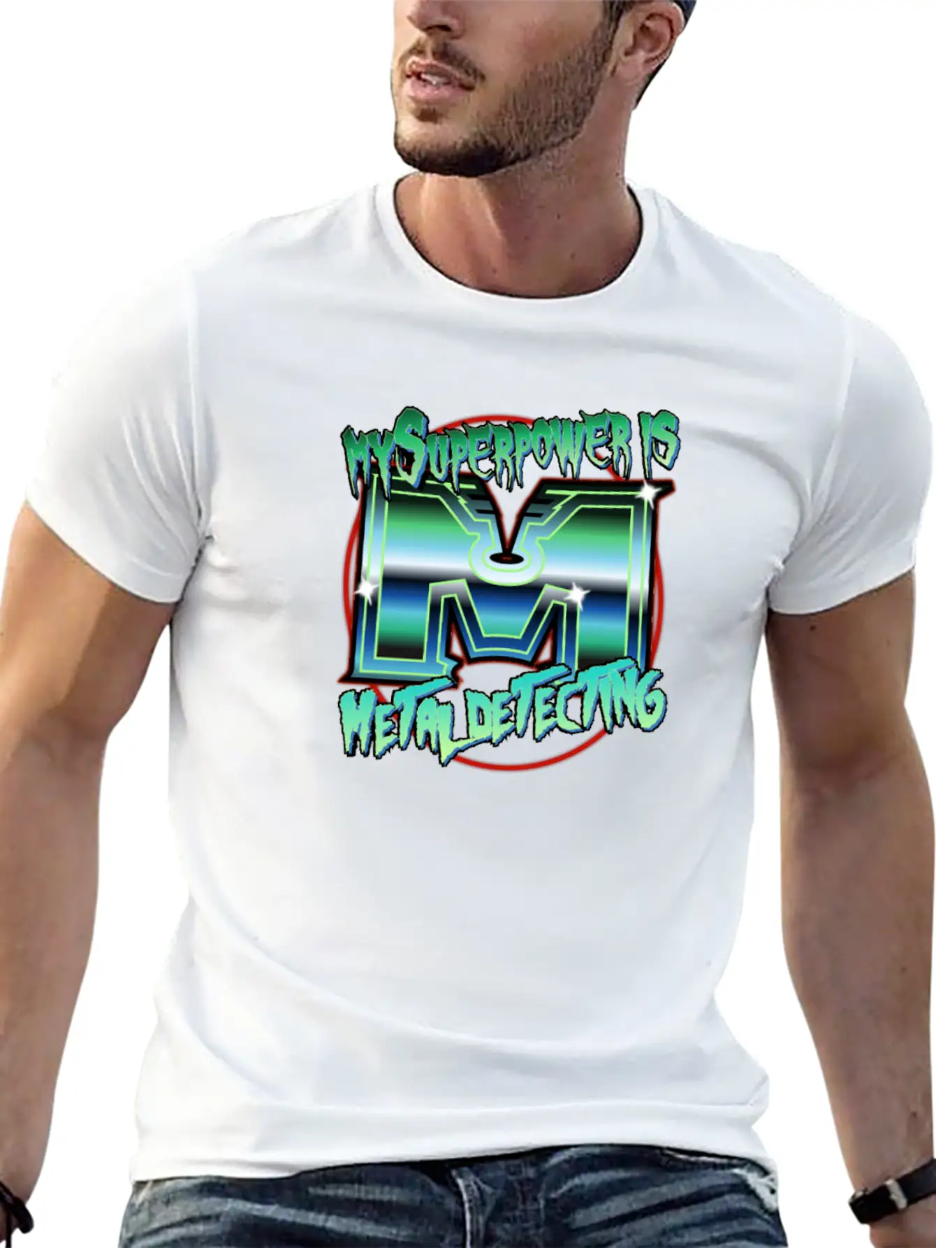 Metal Detecting - My Spuepower Is Metal Detecting Unisex Casual T-Shirt – Clean Design For Daily Comfort