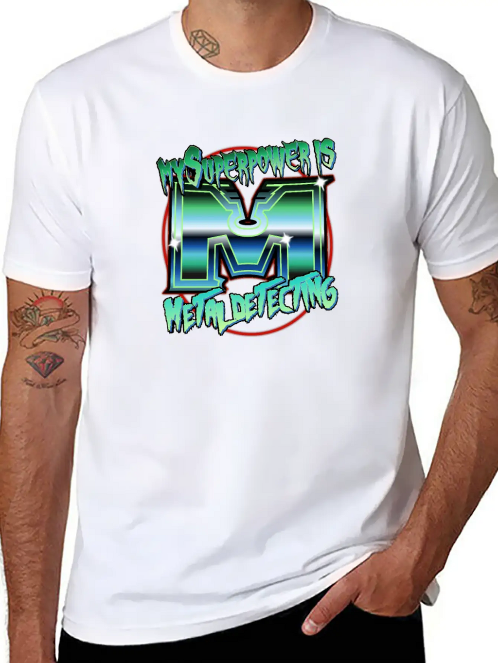 Metal Detecting - My Spuepower Is Metal Detecting Unisex Casual T-Shirt – Clean Design For Daily Comfort