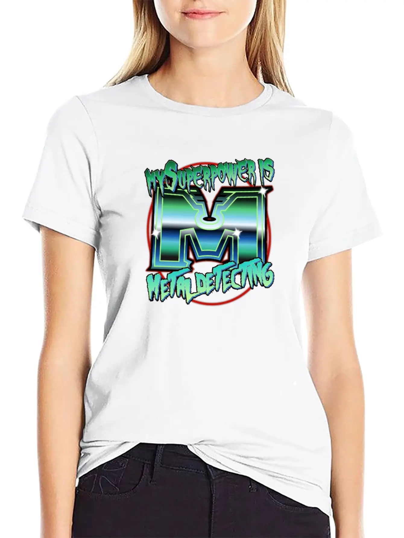 Metal Detecting - My Spuepower Is Metal Detecting Unisex Casual T-Shirt – Clean Design For Daily Comfort