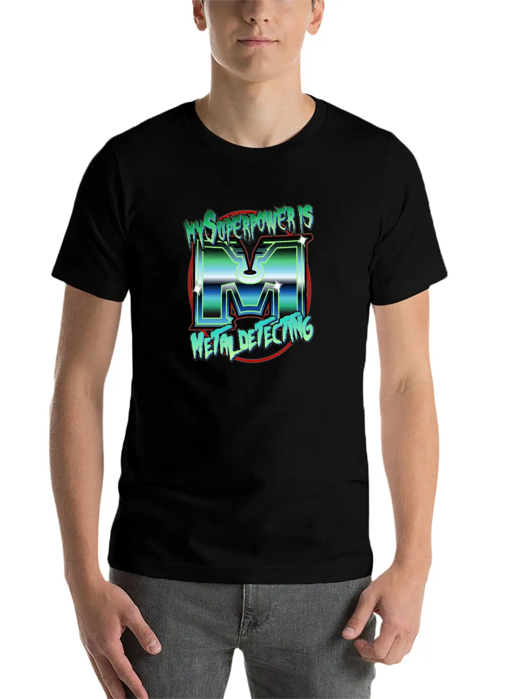 Metal Detecting - My Spuepower Is Metal Detecting Unisex Casual T-Shirt – Clean Design For Daily Comfort