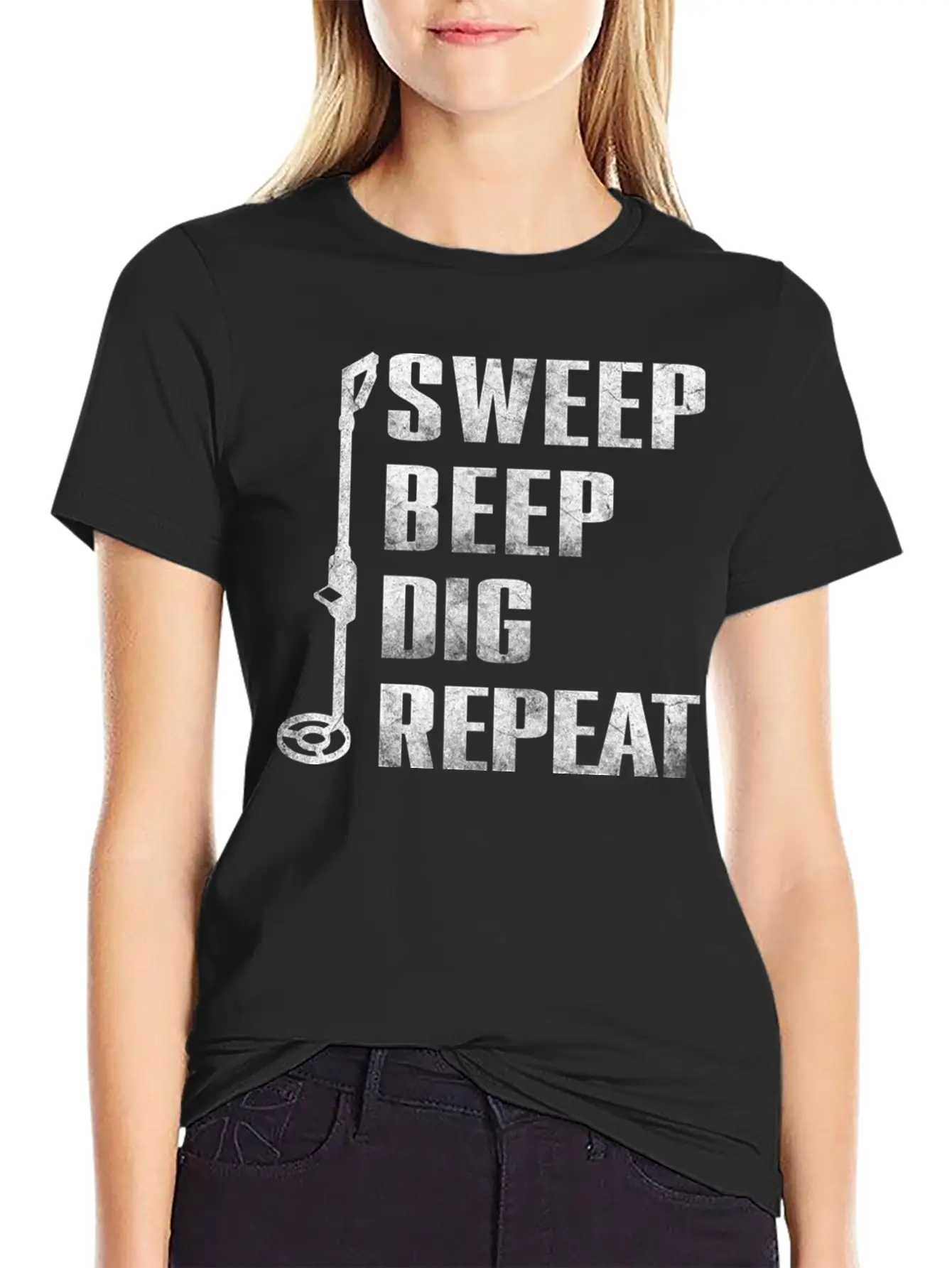 Metal Detecting Sweebbeepdig Breathable Soft Cotton T-Shirt – Timeless Casual Look