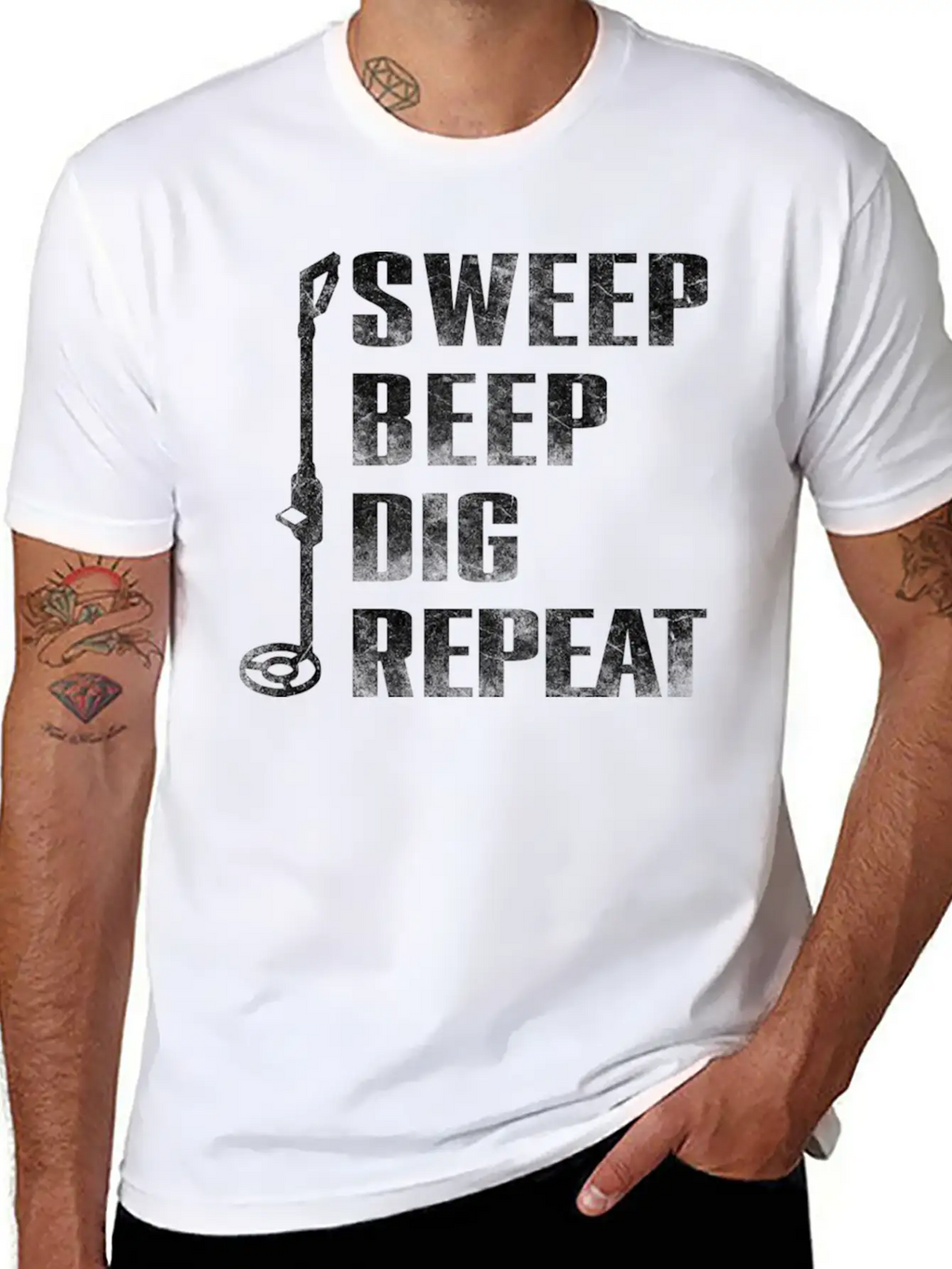 Metal Detecting Sweebbeepdig Breathable Soft Cotton T-Shirt – Timeless Casual Look