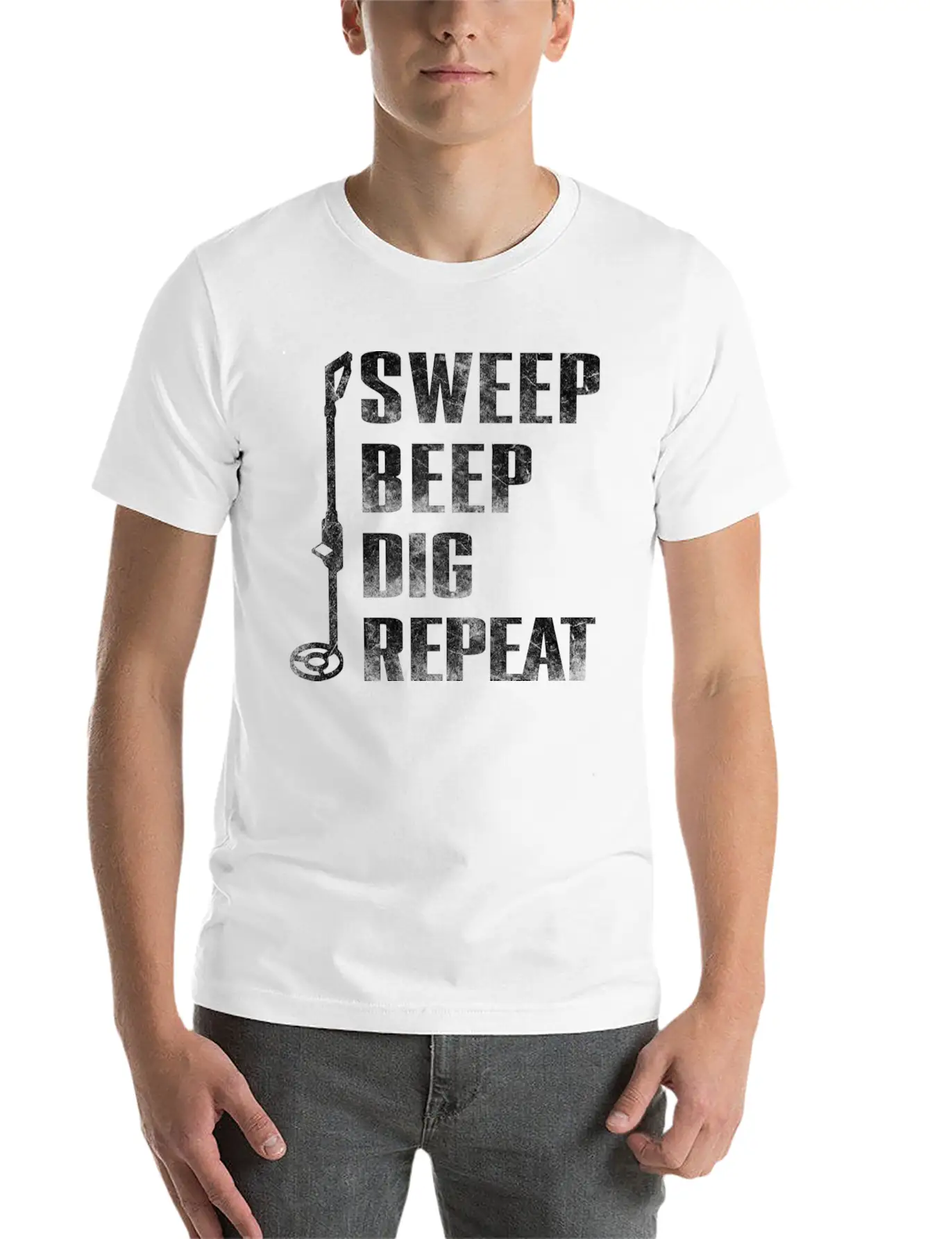 Metal Detecting Sweebbeepdig Breathable Soft Cotton T-Shirt – Timeless Casual Look