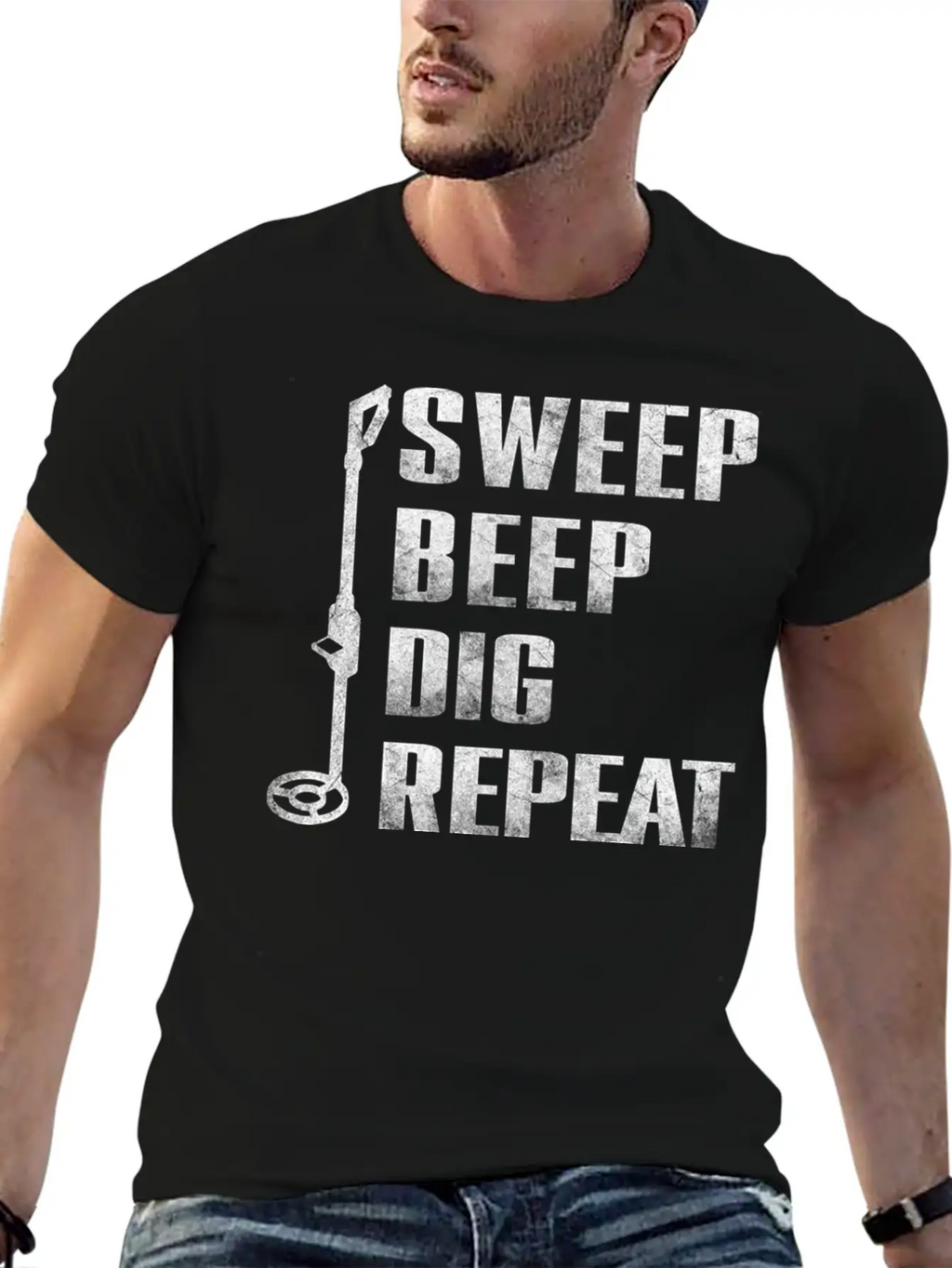 Metal Detecting Sweebbeepdig Breathable Soft Cotton T-Shirt – Timeless Casual Look