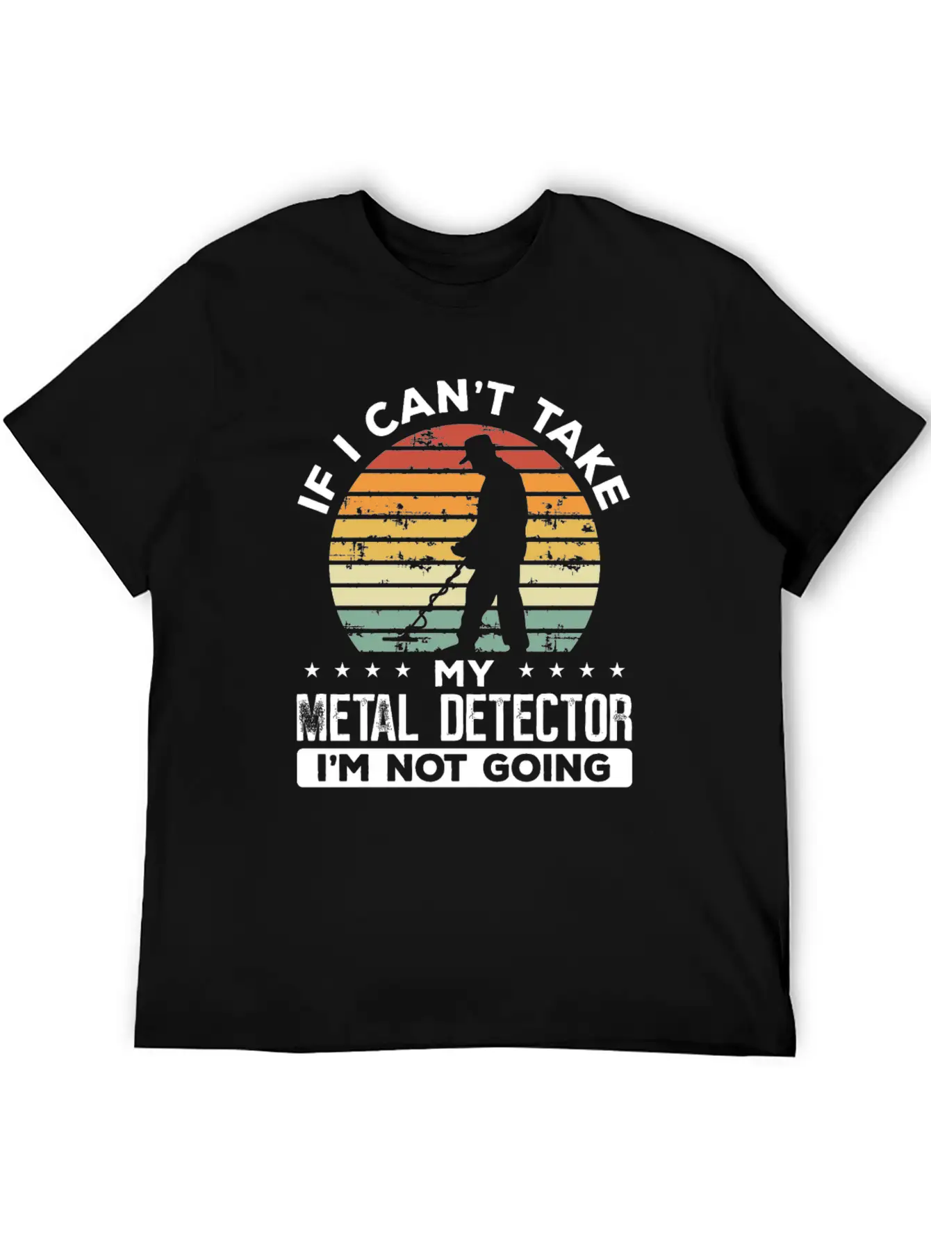Metal Detecting Vintage Hunter Metal Detector Unisex Short Sleeve Soft Cotton T-Shirt – Casual Everyday Wear