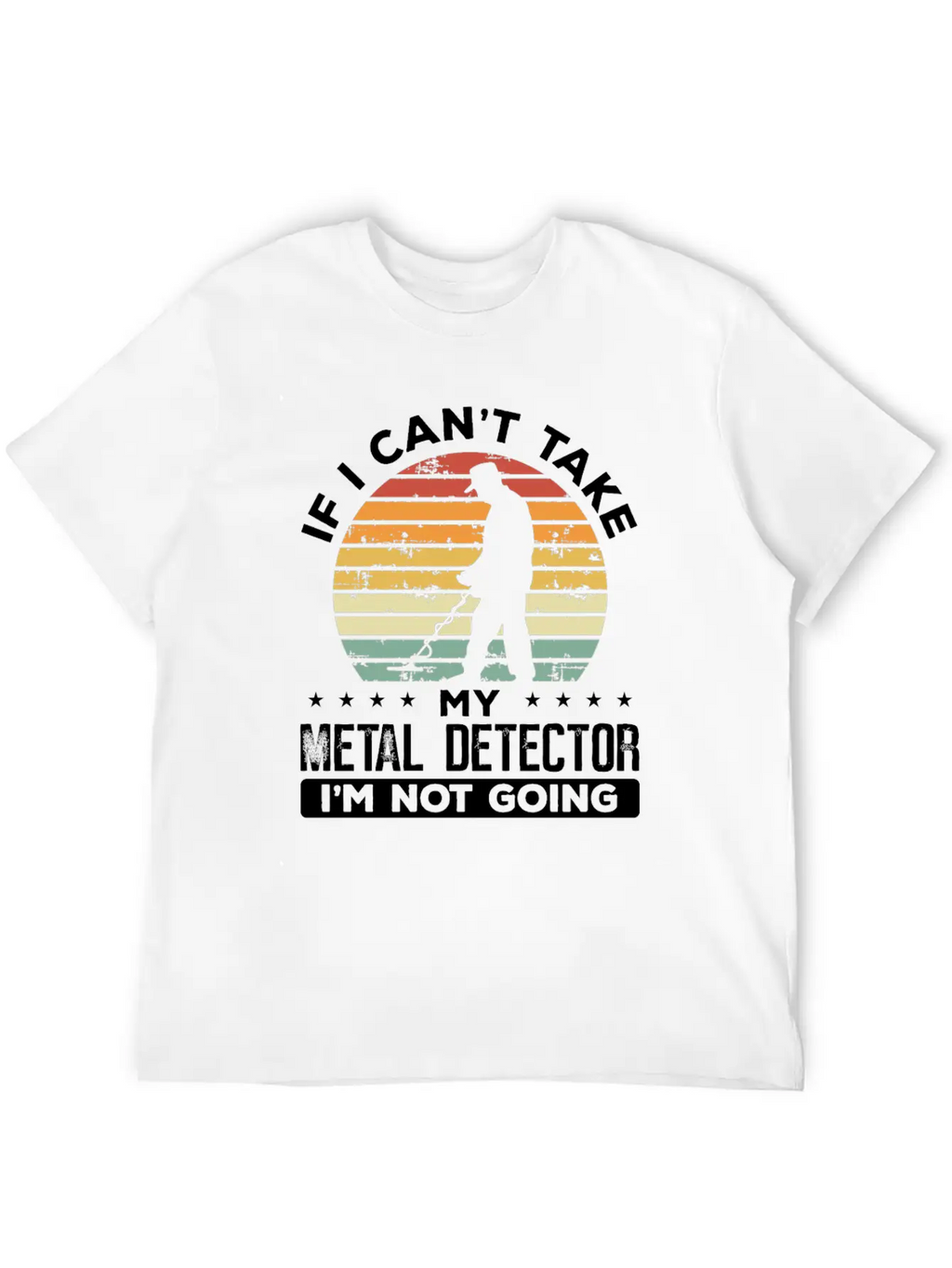 Metal Detecting Vintage Hunter Metal Detector Unisex Short Sleeve Soft Cotton T-Shirt – Casual Everyday Wear