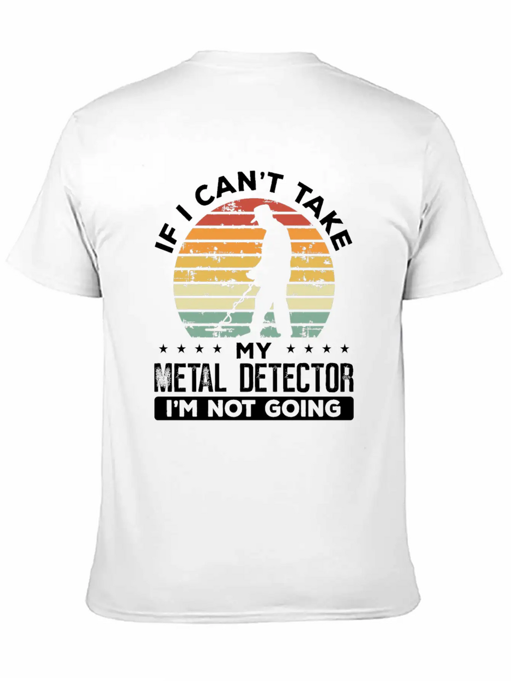 Metal Detecting Vintage Hunter Metal Detector Unisex Short Sleeve Soft Cotton T-Shirt – Casual Everyday Wear