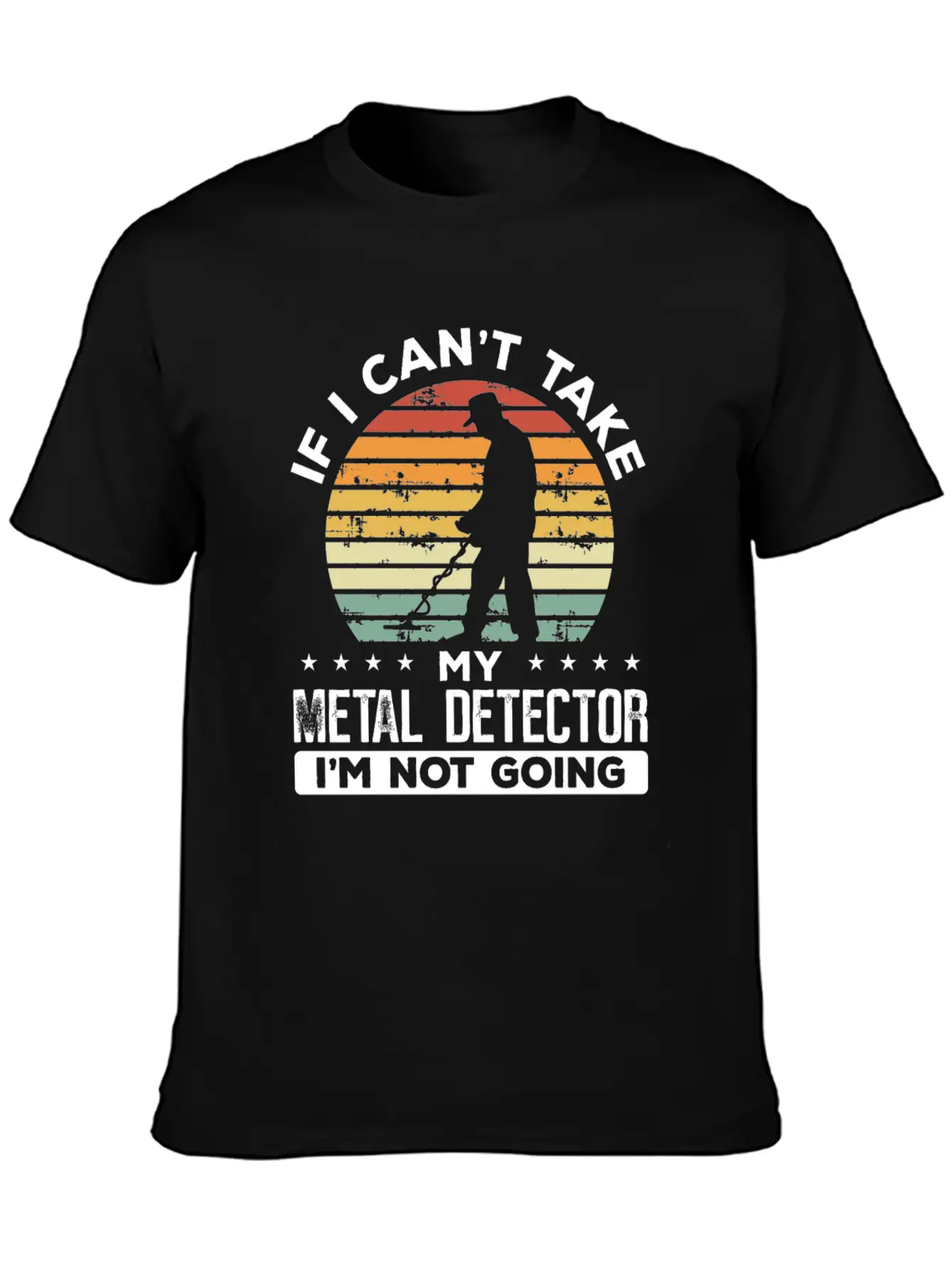Metal Detecting Vintage Hunter Metal Detector Unisex Short Sleeve Soft Cotton T-Shirt – Casual Everyday Wear