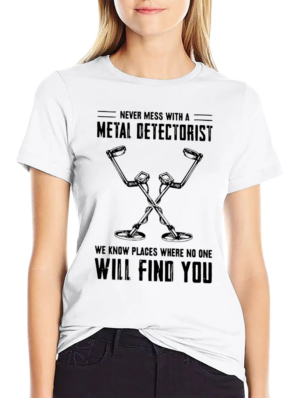Metal Detector , Metal Detectorist Unisex Casual T-Shirt – Clean Design For Daily Comfort