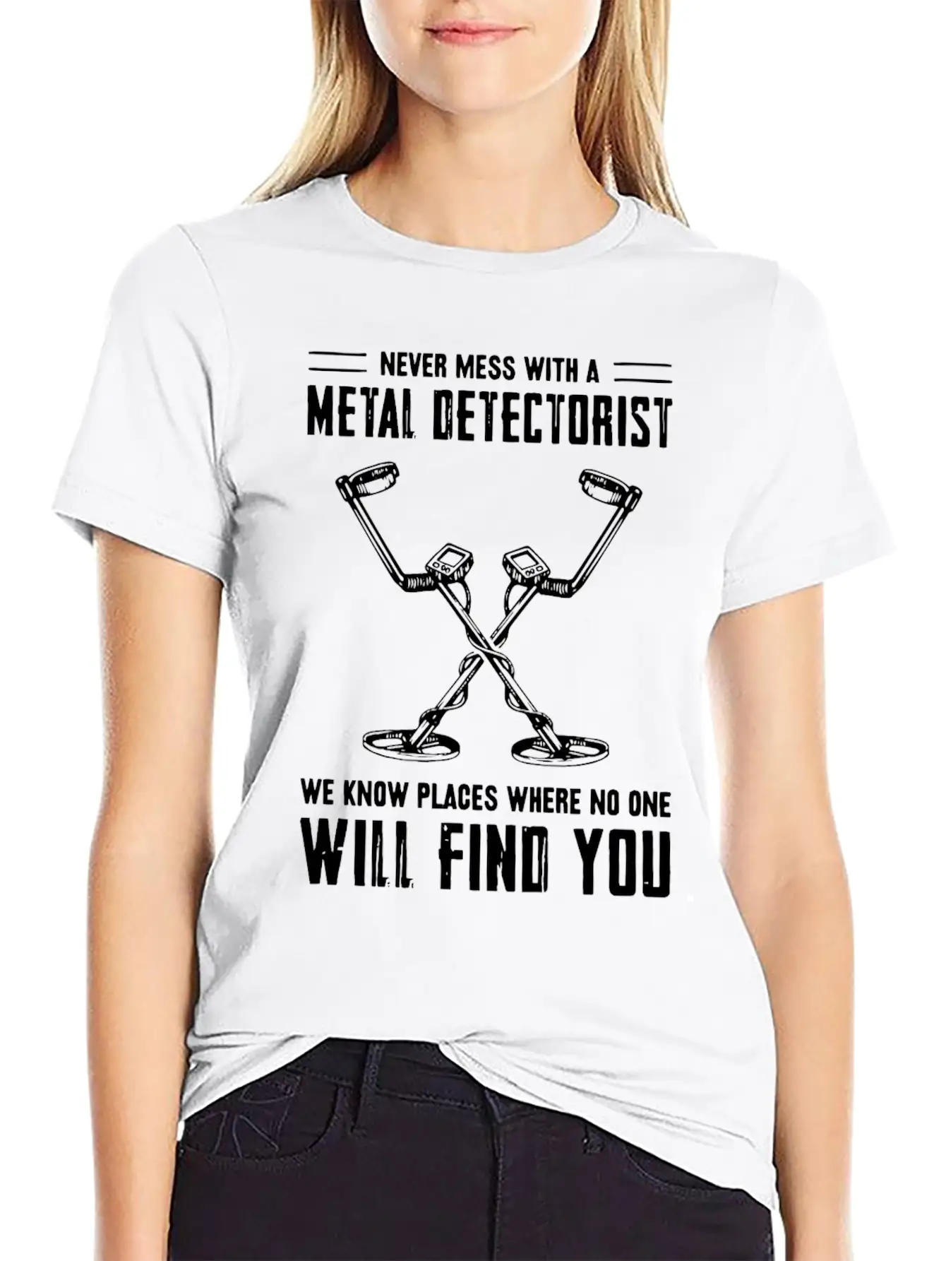 Metal Detector , Metal Detectorist Unisex Casual T-Shirt – Clean Design For Daily Comfort