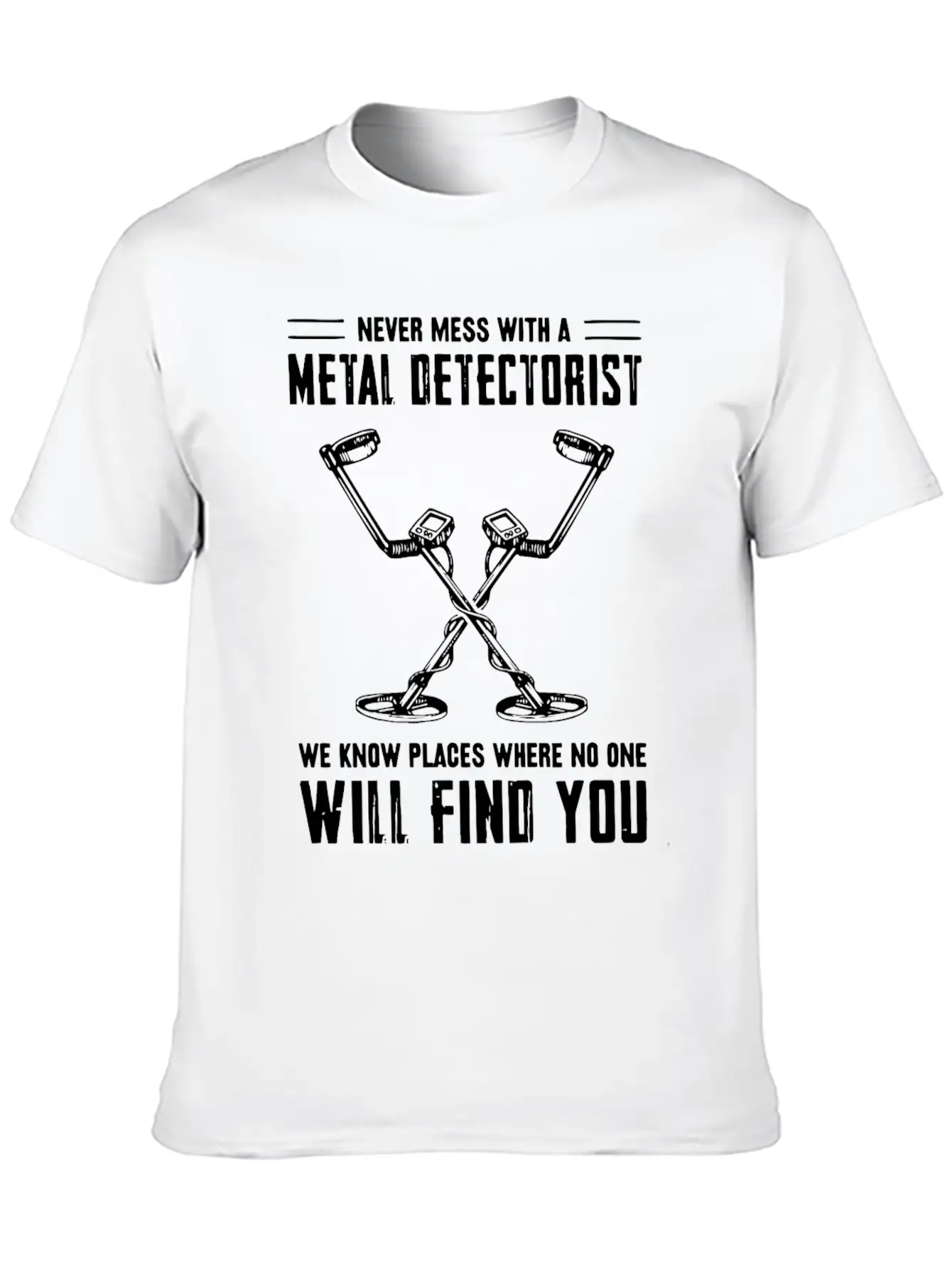 Metal Detector , Metal Detectorist Unisex Casual T-Shirt – Clean Design For Daily Comfort